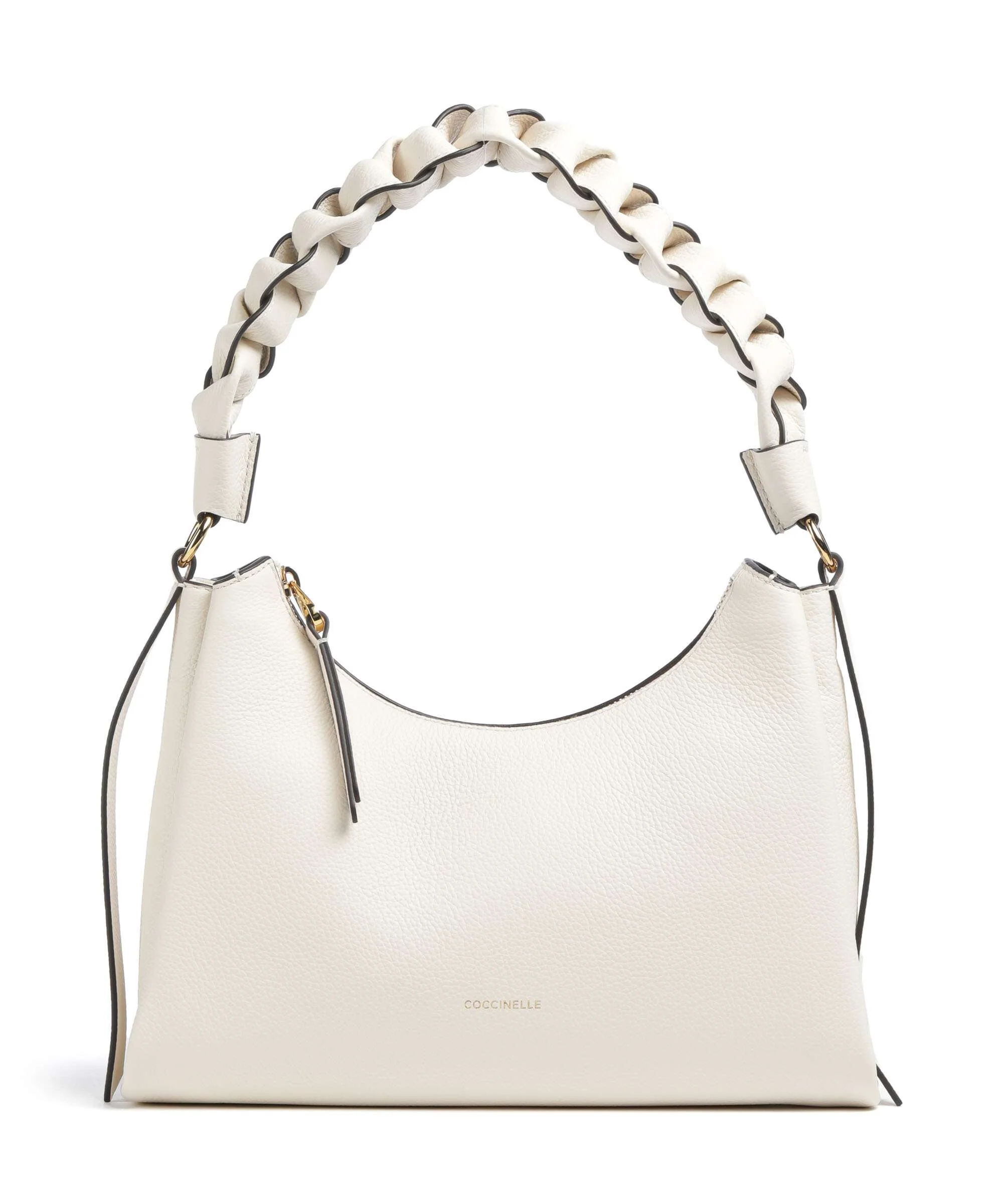 Coccinelle Boheme Grana Double Shoulder bag pearl/cognac