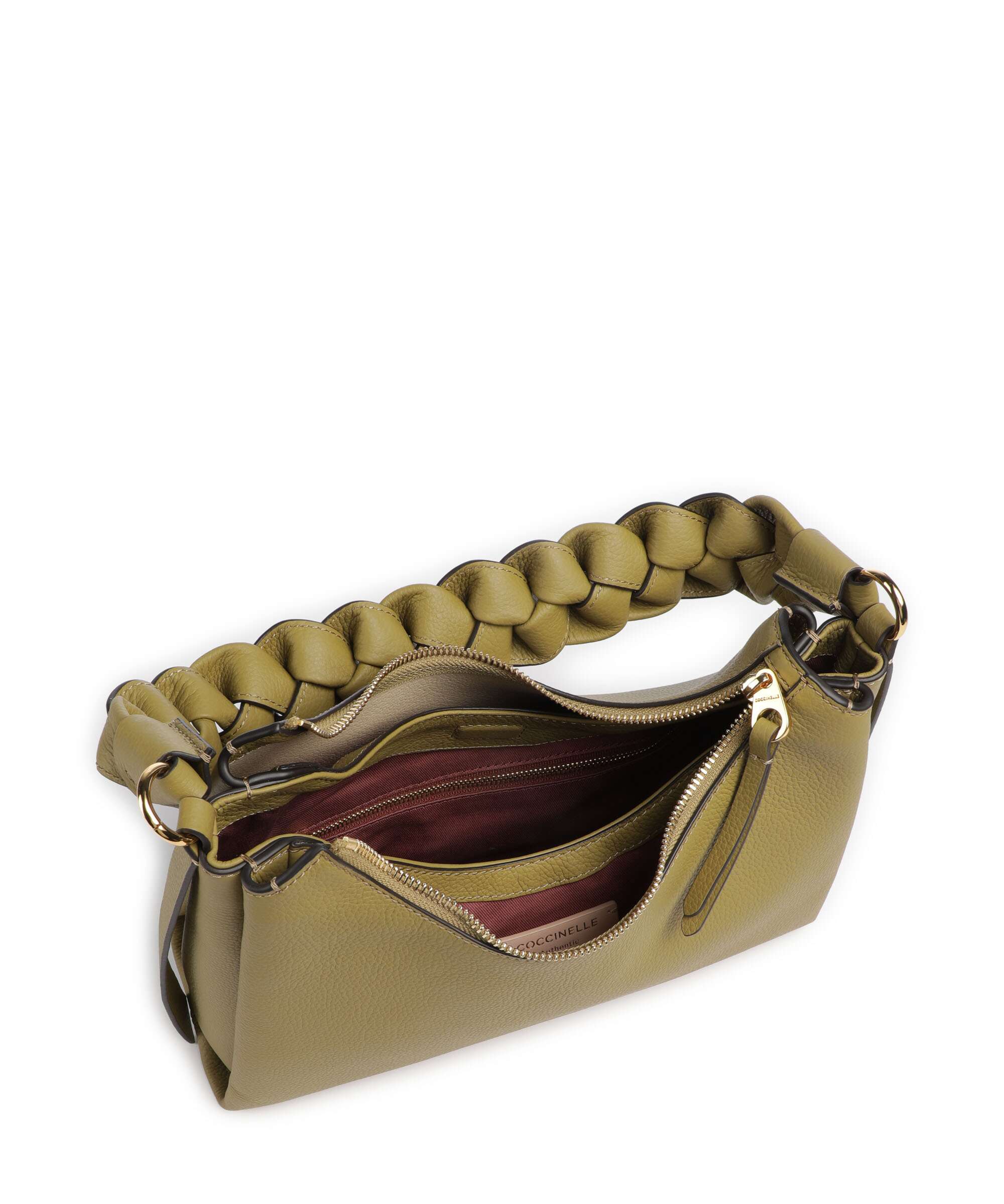 Coccinelle Boheme Grana Double Shoulder bag seagrass/sandshell - Image 5