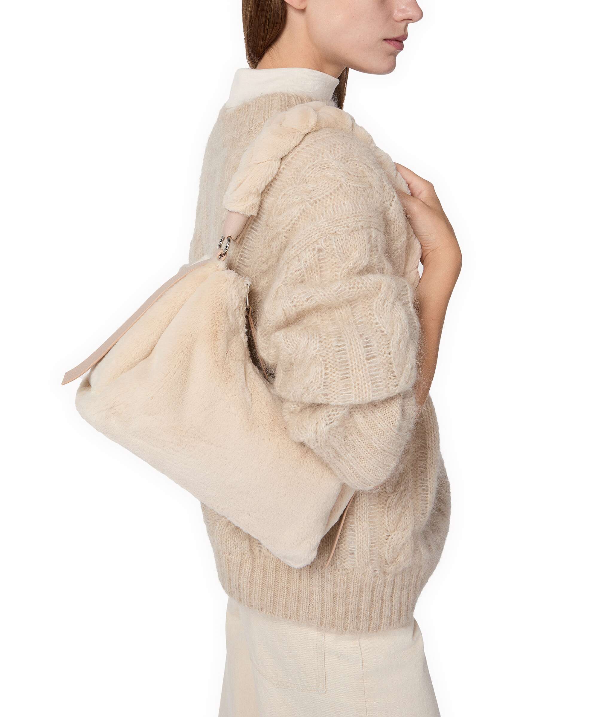 Coccinelle Boheme Shoulder bag natural/rosette - Image 3