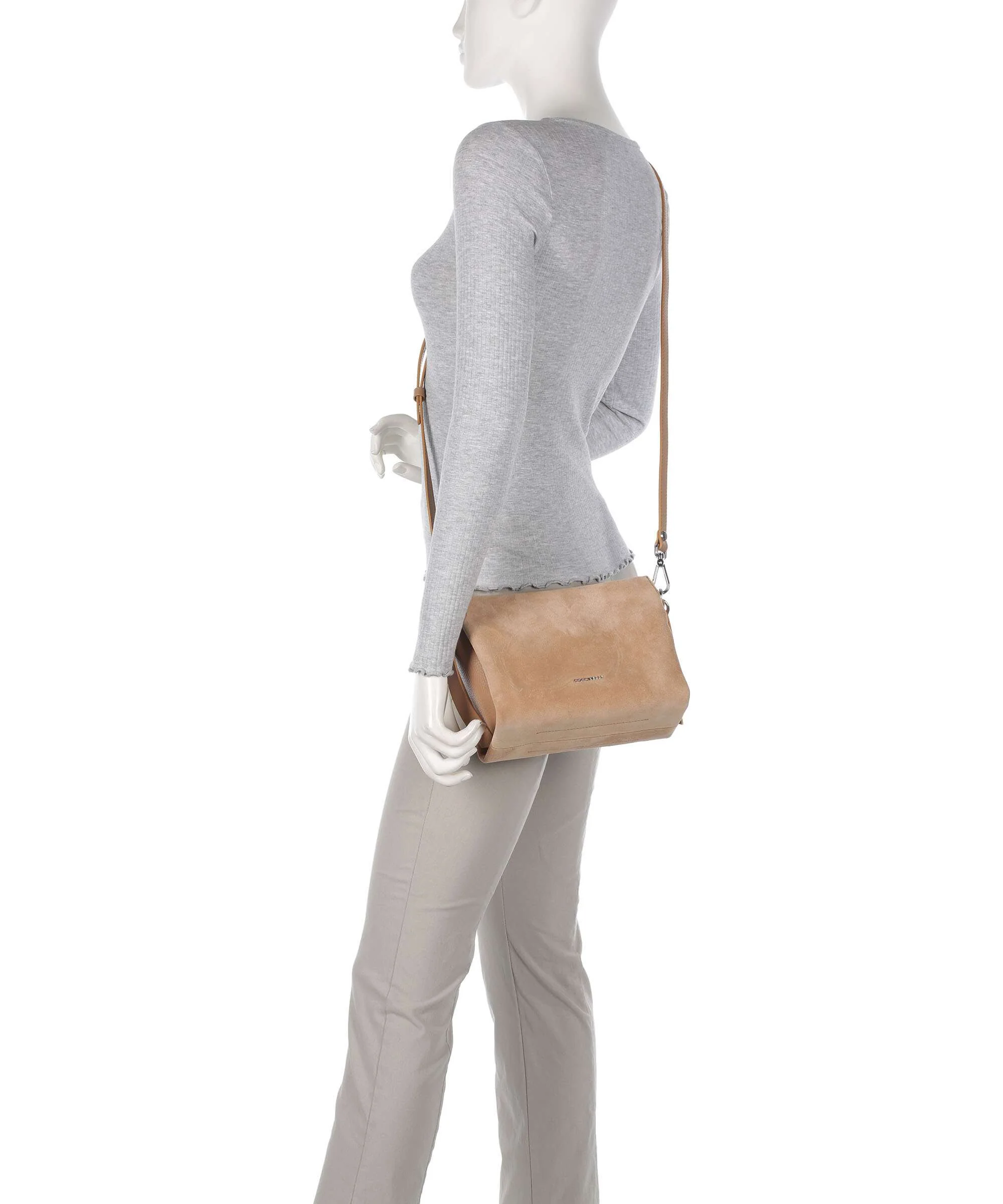 Coccinelle Boheme Suede Handbag skin - Image 3