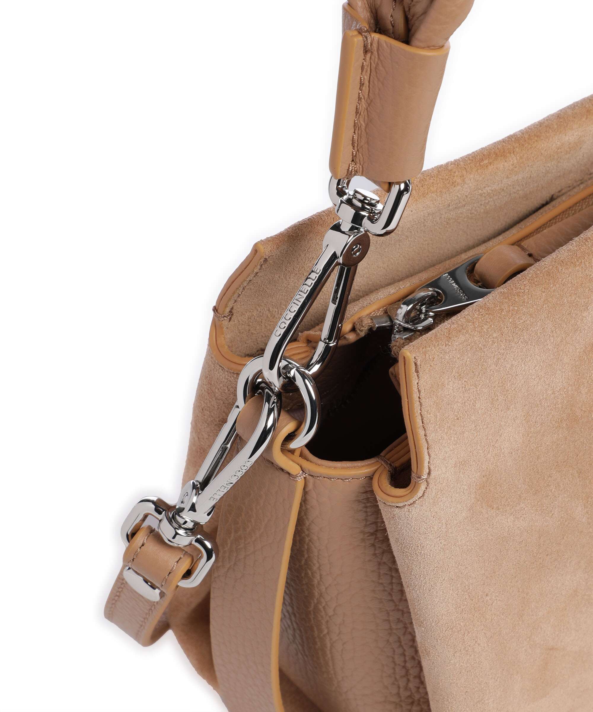 Coccinelle Boheme Suede Handbag skin - Image 4