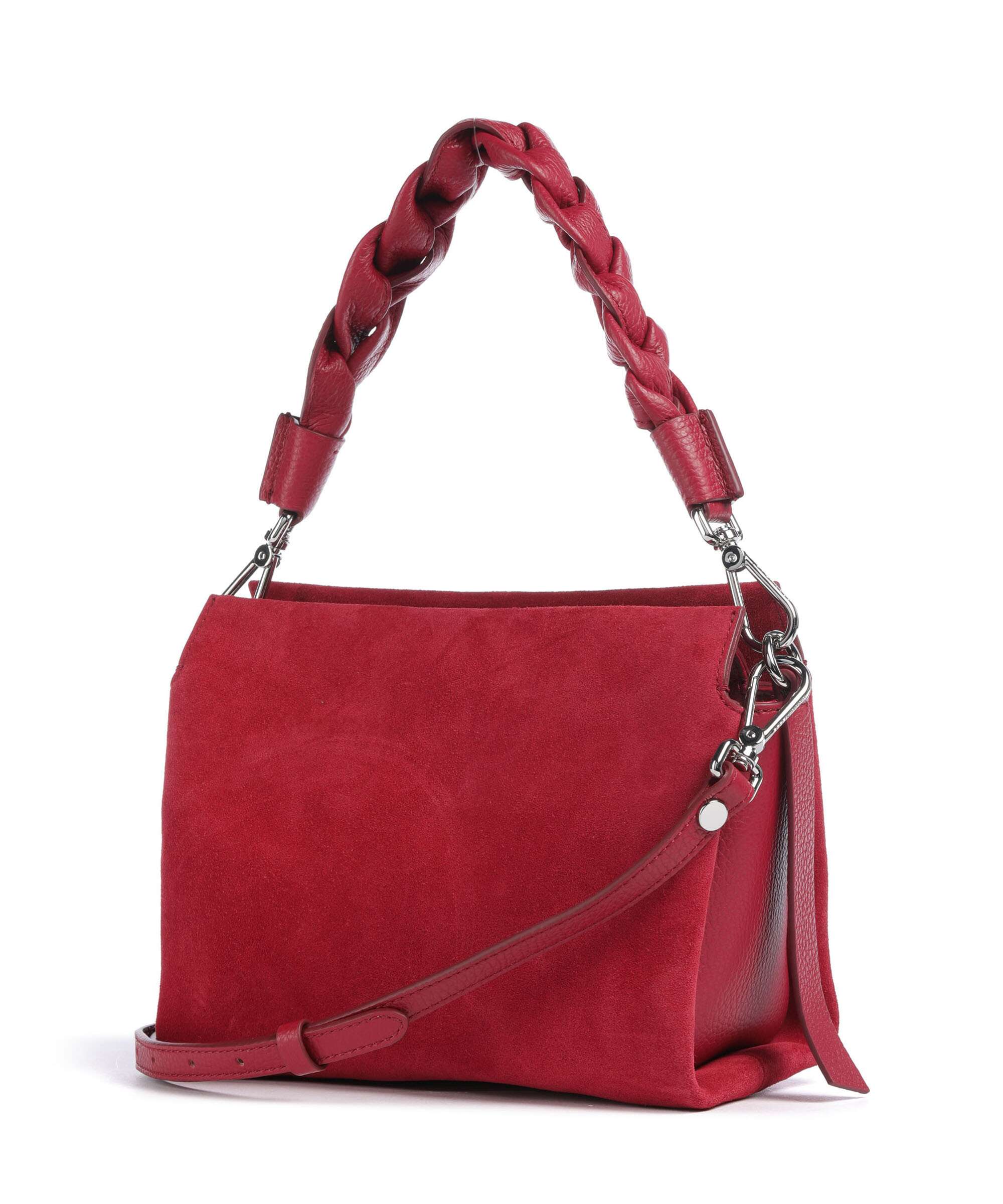 Coccinelle Boheme Suede Handbag sangria - Image 2