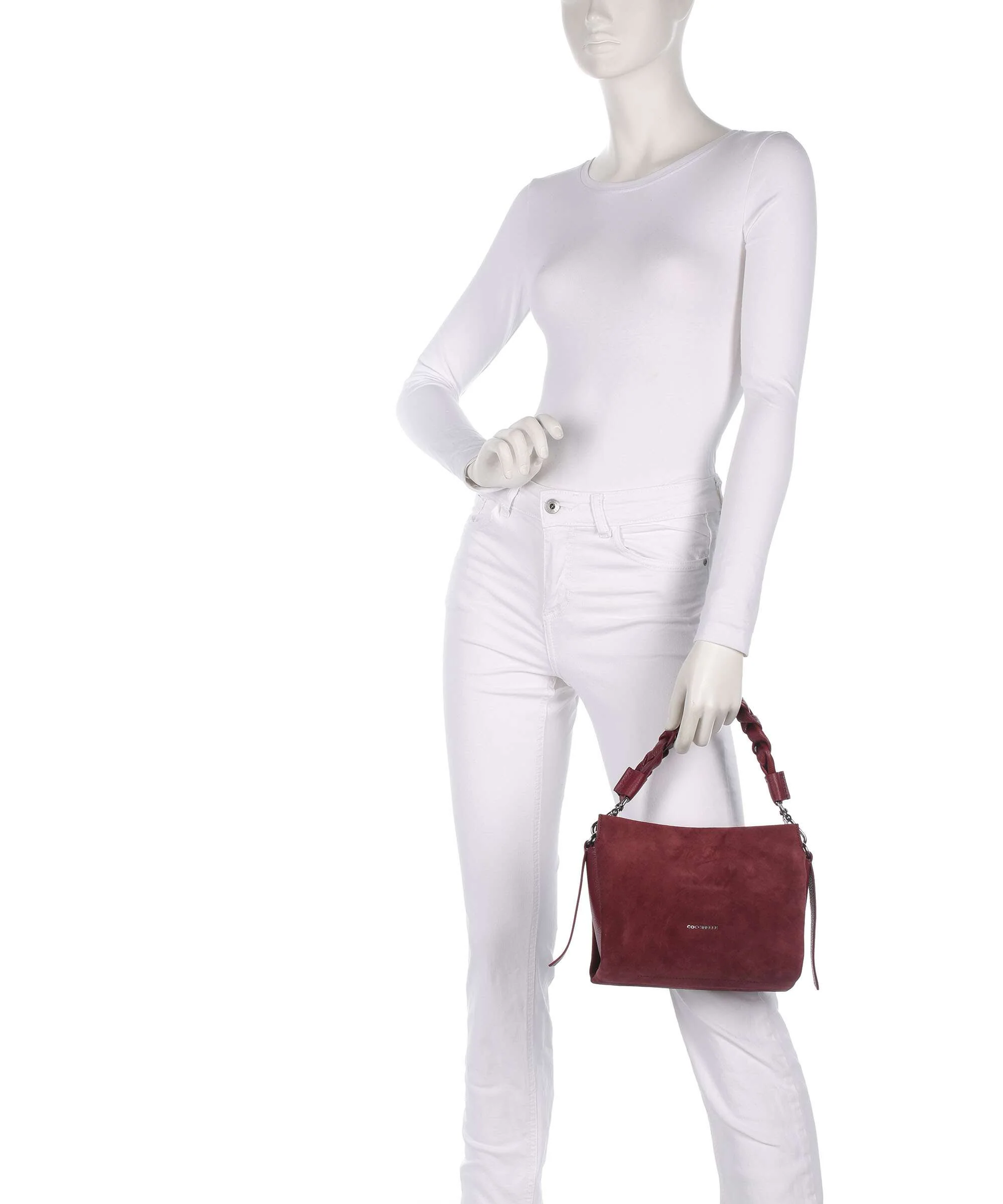 Coccinelle Boheme Suede Handbag ribes - Image 3