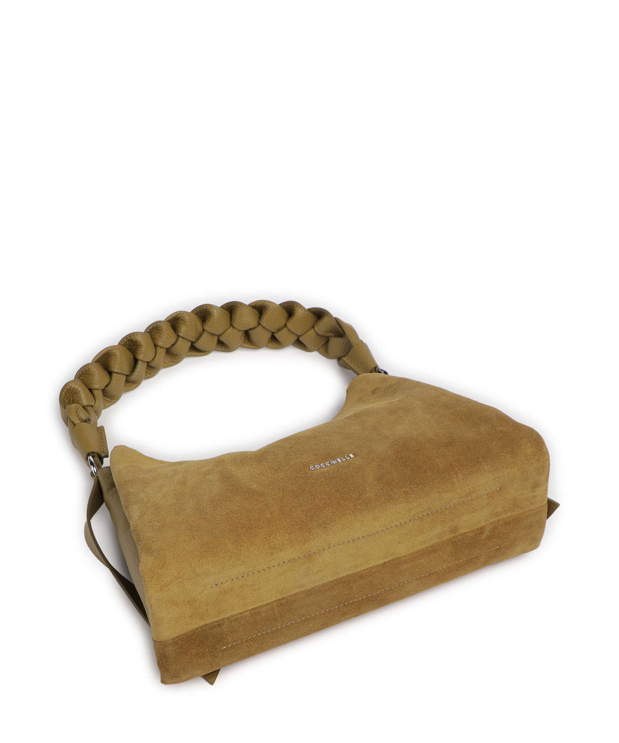 Coccinelle Boheme Suede Shoulder bag seagrass - Image 4
