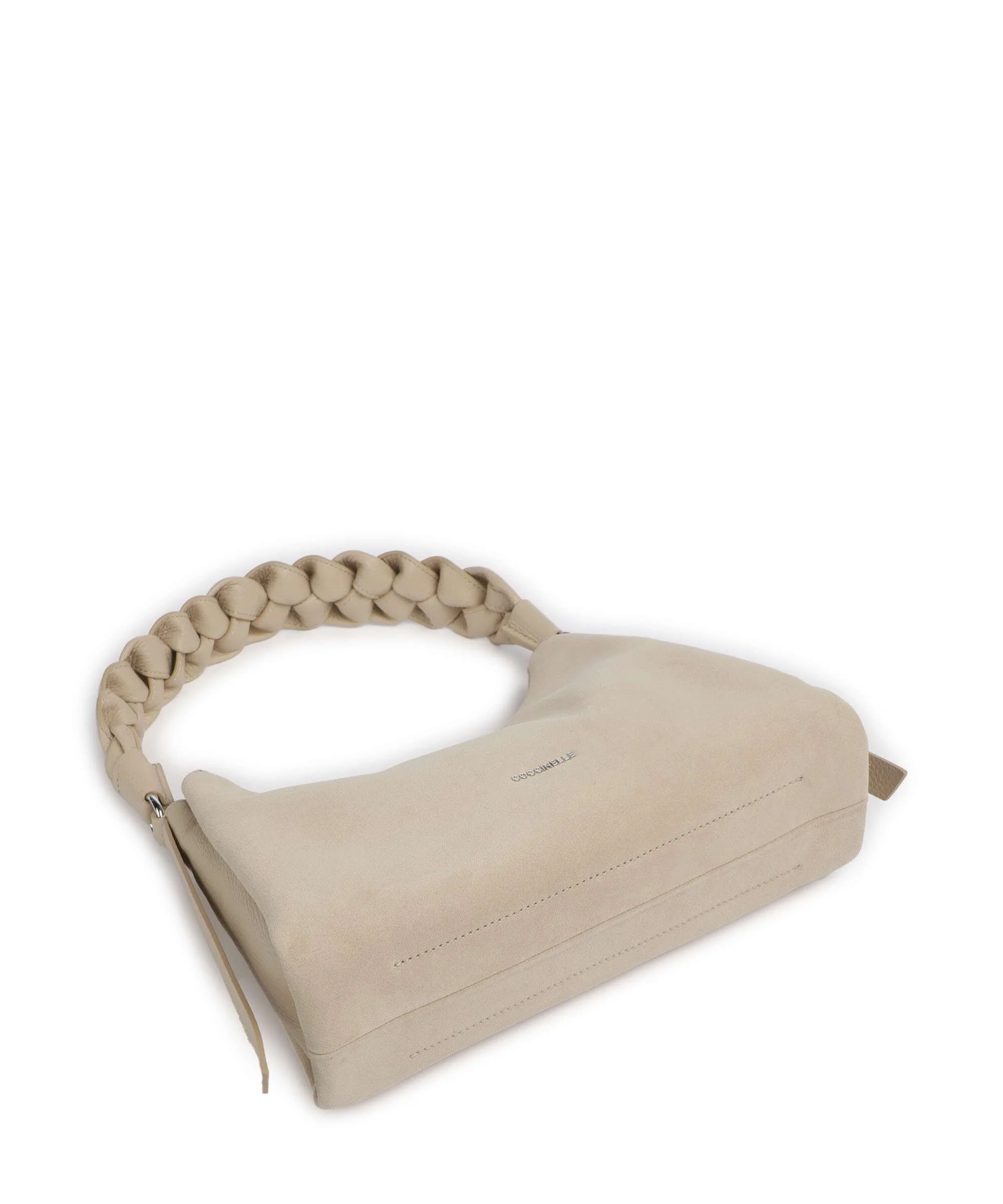 Coccinelle Boheme Suede Shoulder bag sandshell - Image 4