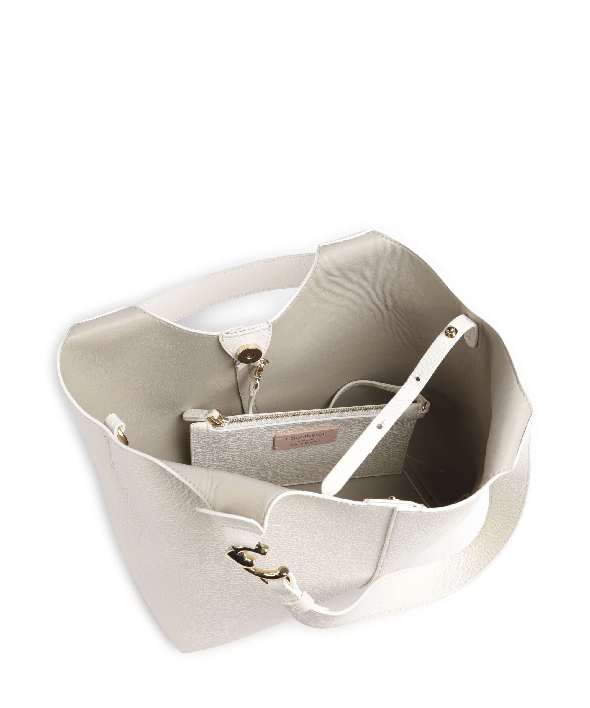 Coccinelle C-Easy Hobo bag pearl - Image 6