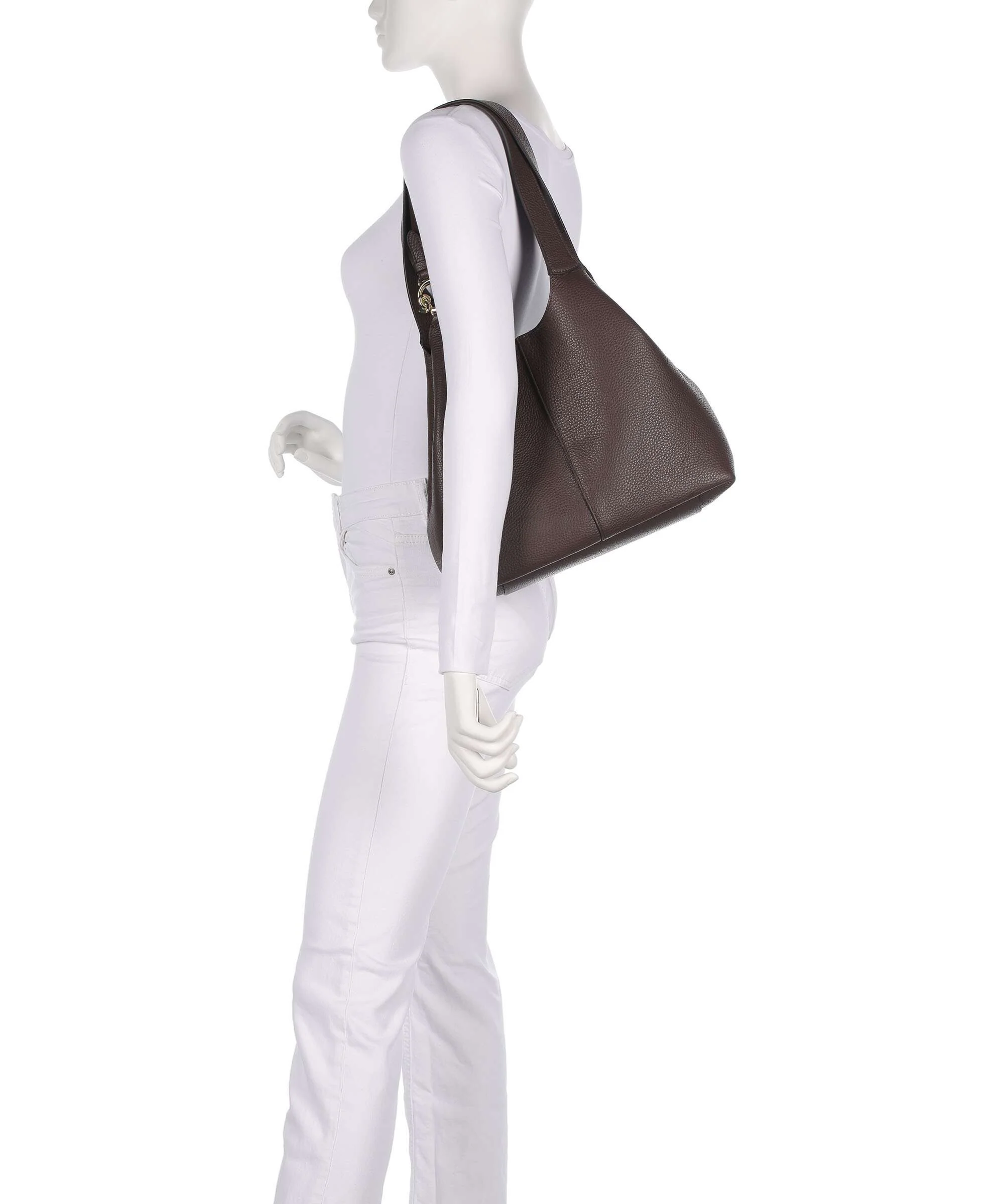 Coccinelle C-Easy Hobo bag brunette - Image 3