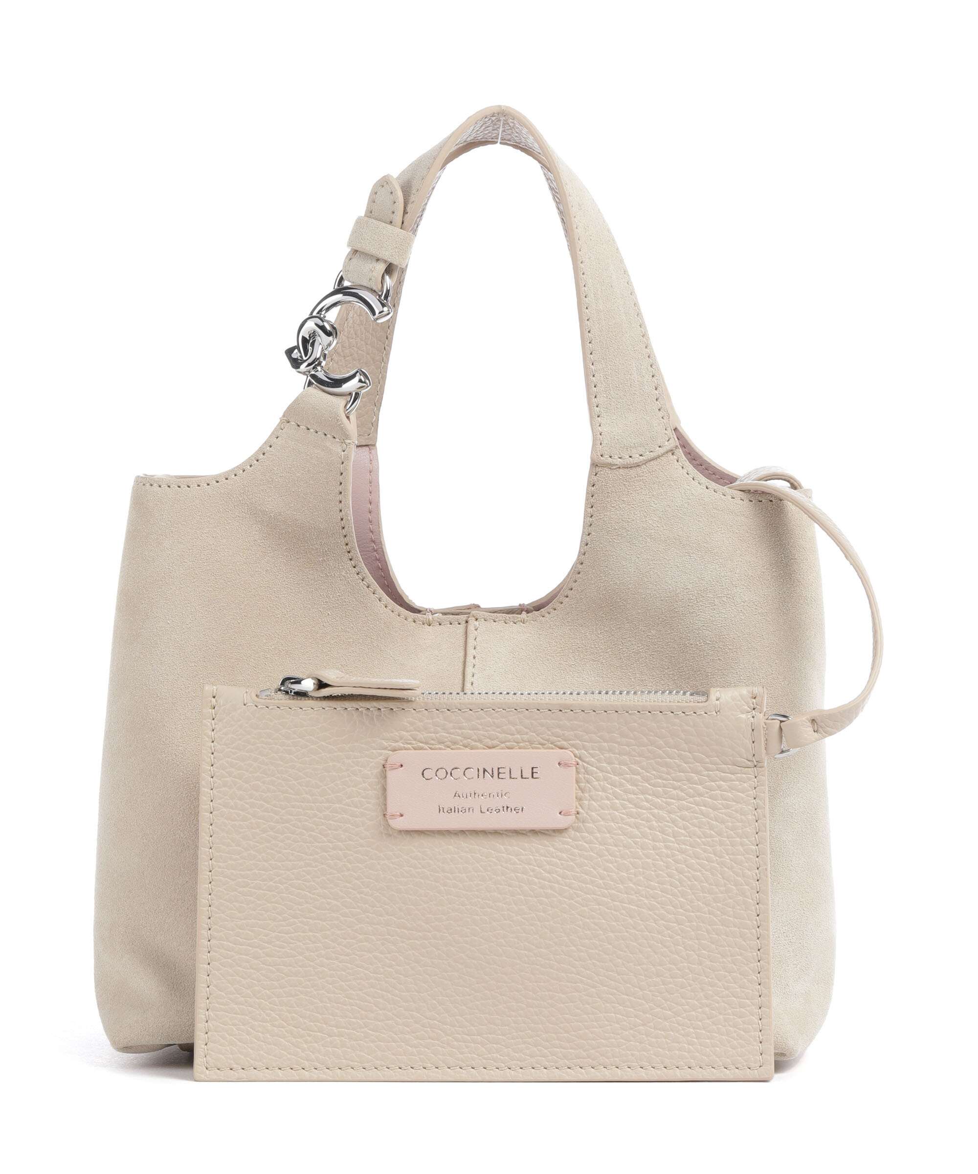 Coccinelle C-Easy Suede Handbag sandshell - Image 2