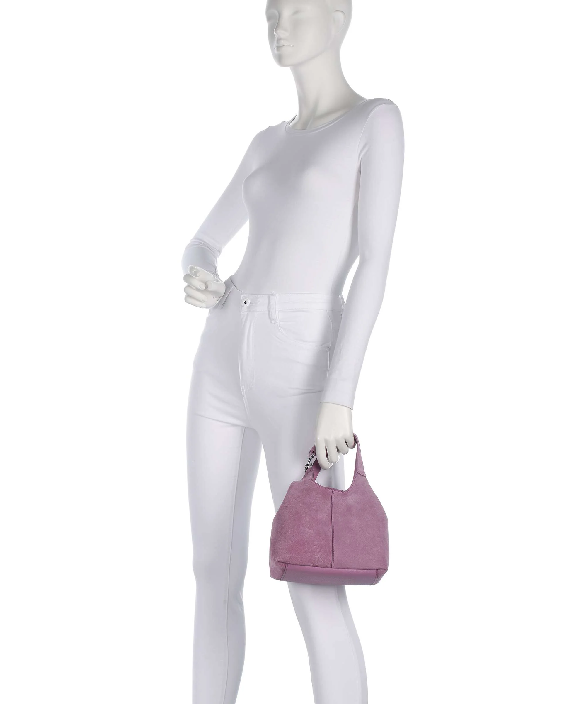 Coccinelle C-Easy Suede Handbag jellyfish - Image 3