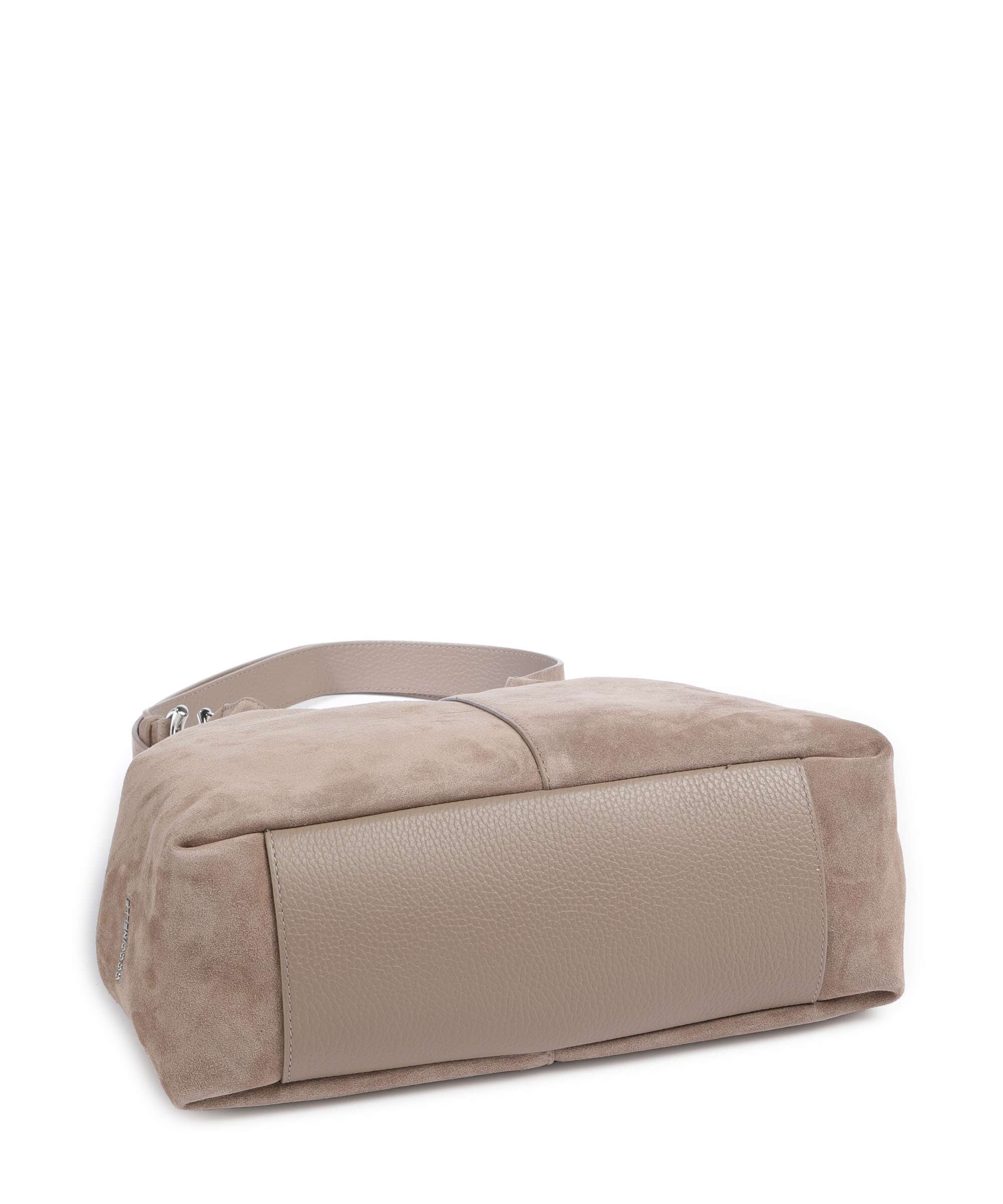 Coccinelle C-Easy Suede Hobo bag warm taupe - Image 5