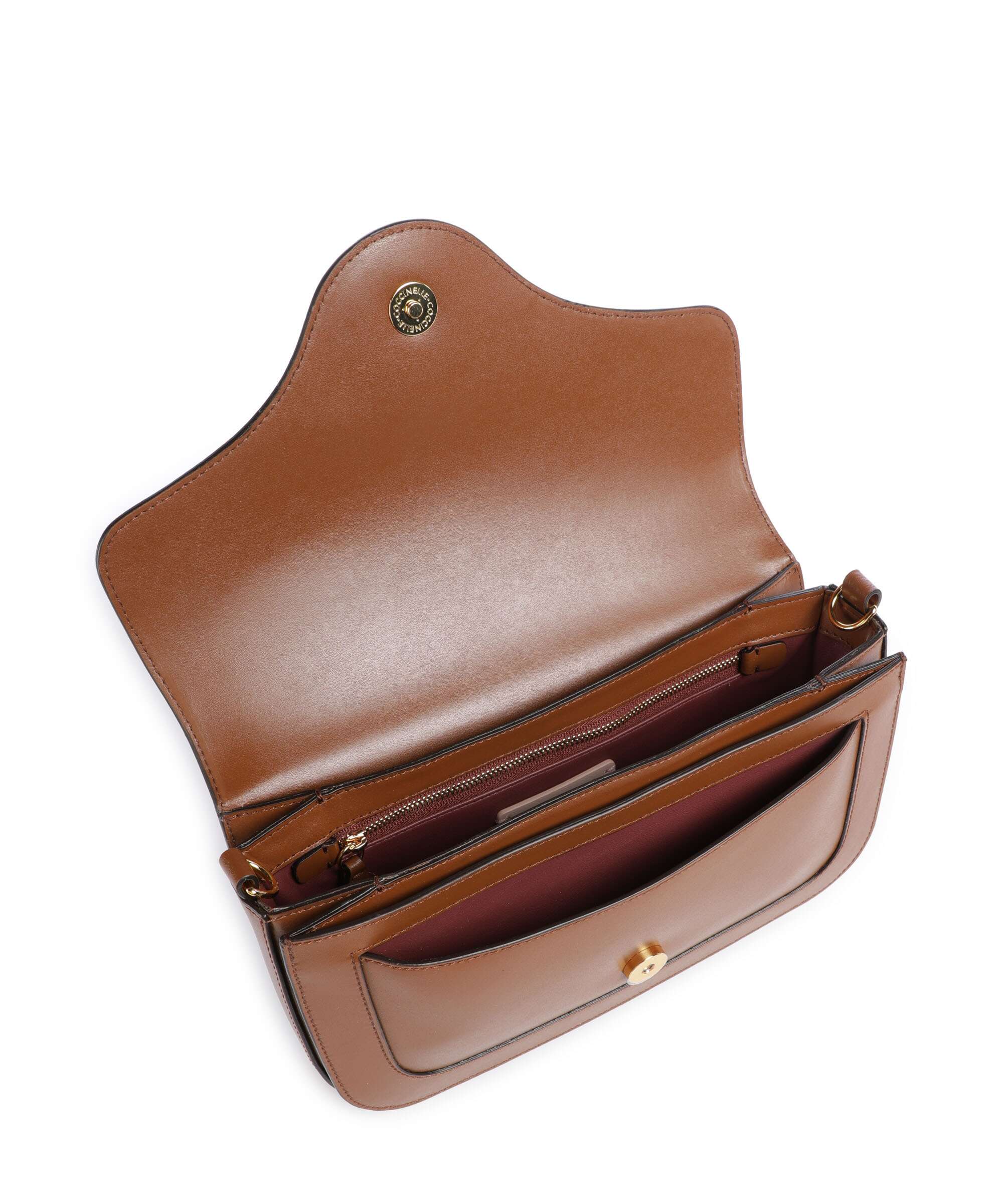Coccinelle C-Me Crossbody bag cognac - Image 6