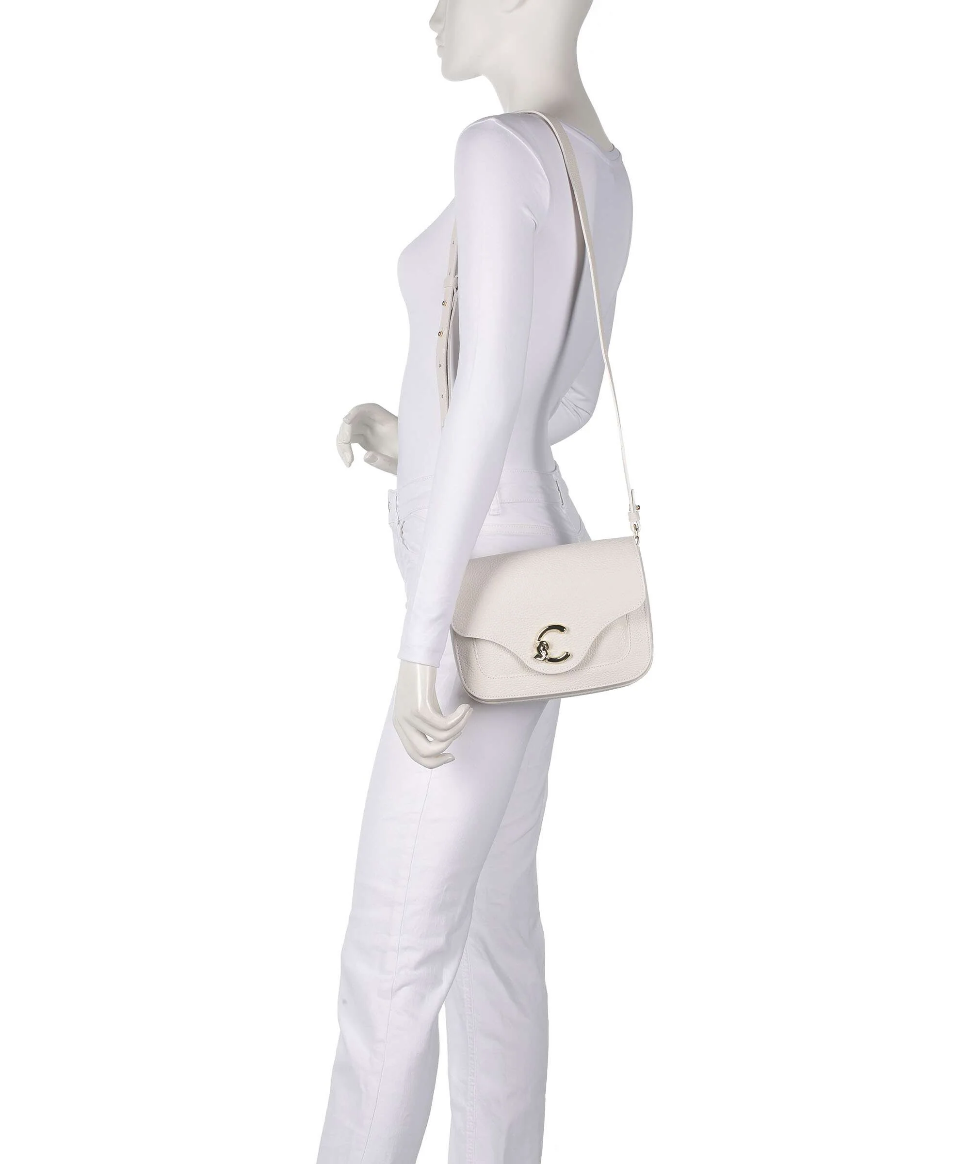 Coccinelle C-Me Crossbody bag blanco - Image 3