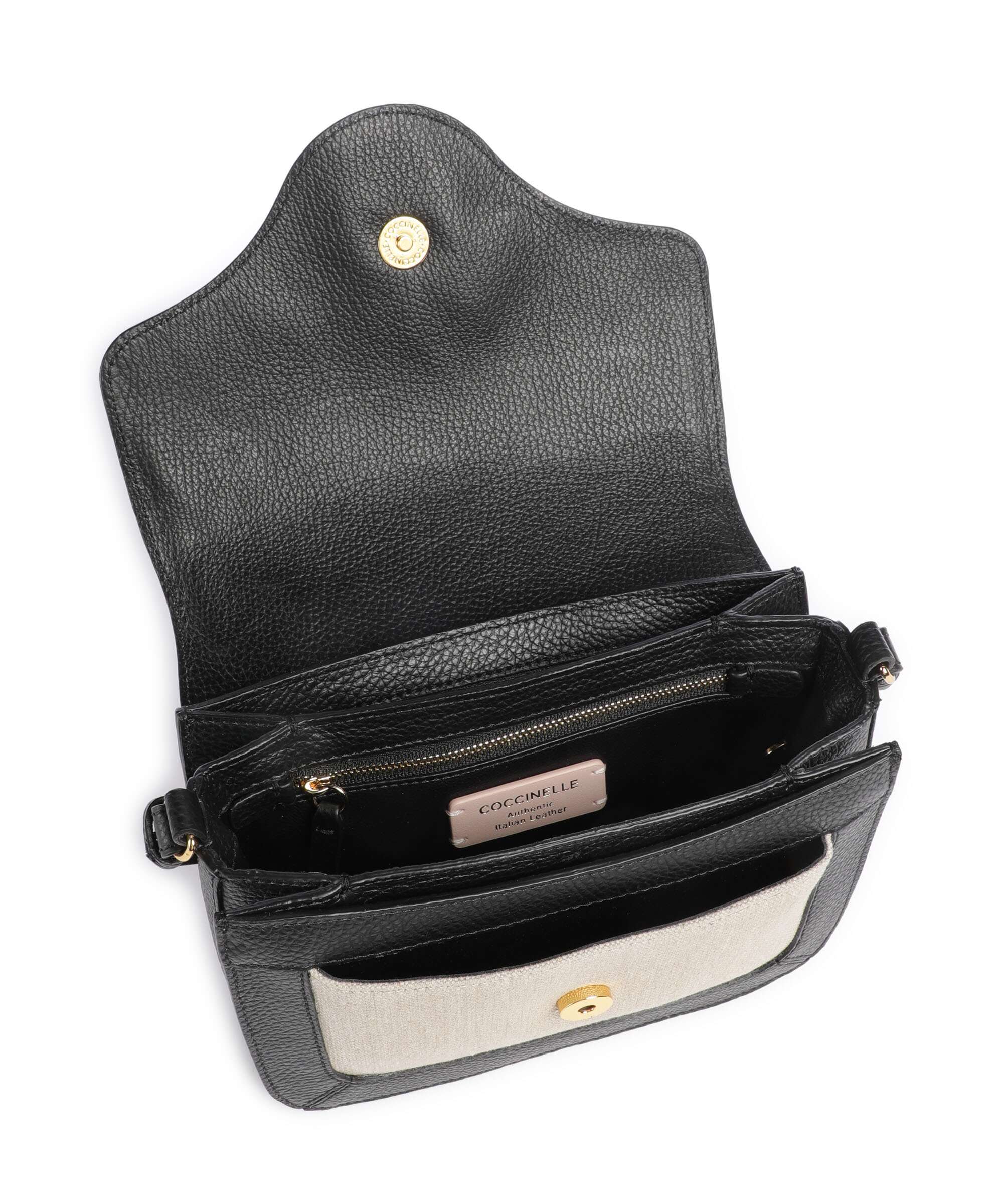 Coccinelle C-Me Crossbody bag natural/noir - Image 6