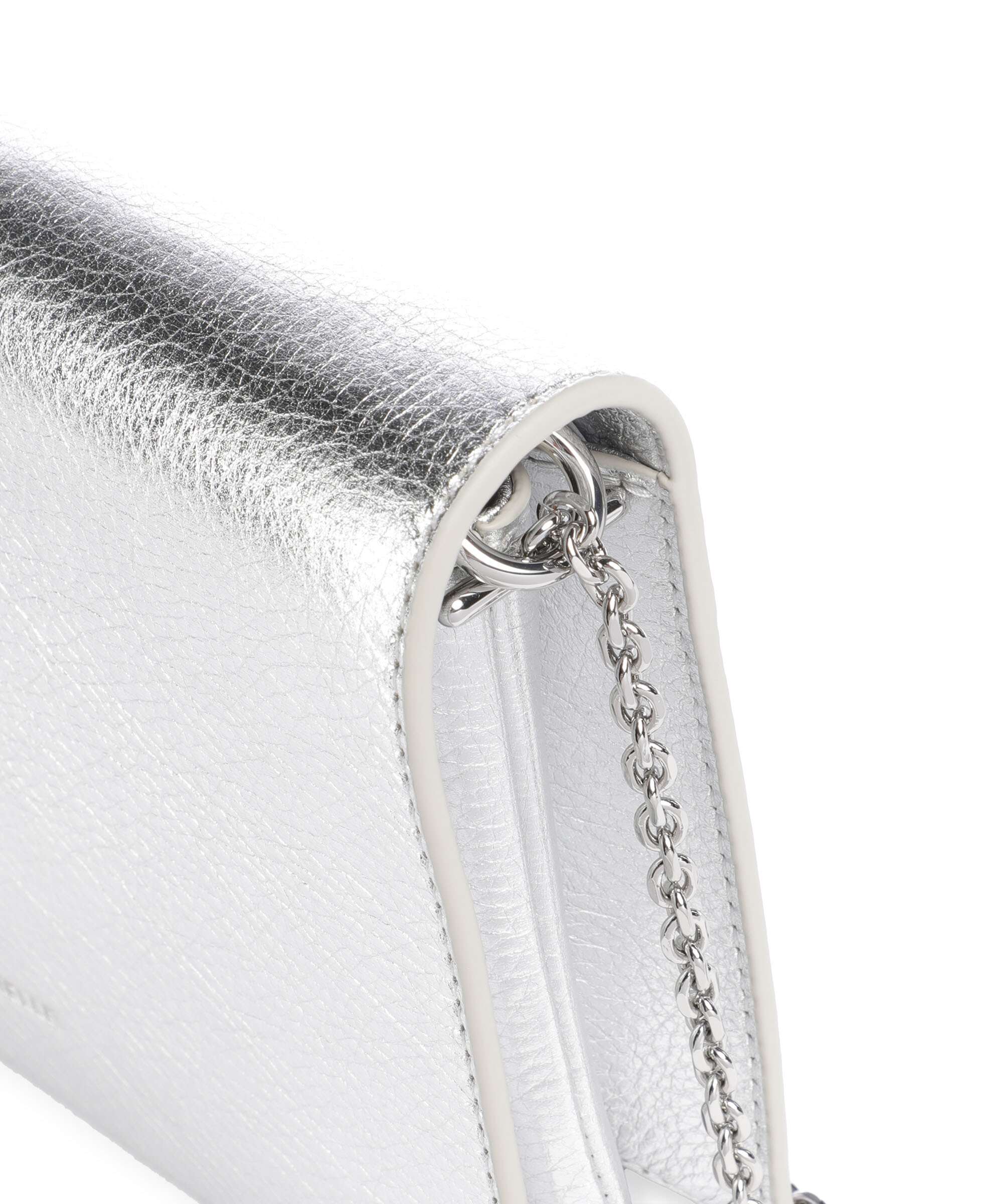 Coccinelle Dandy Crossbody bag silver - Image 4