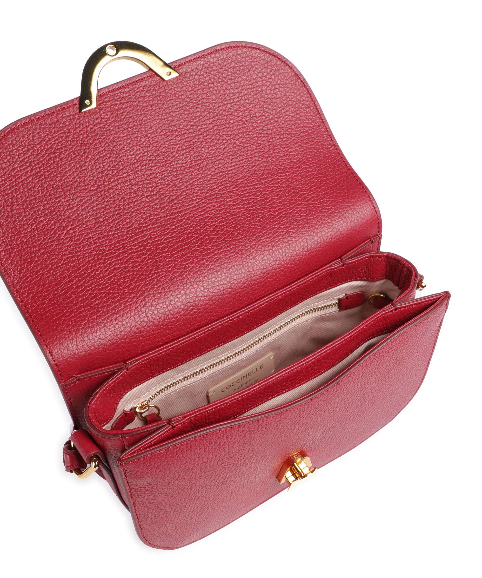 Coccinelle Dew Crossbody bag sangria - Image 6