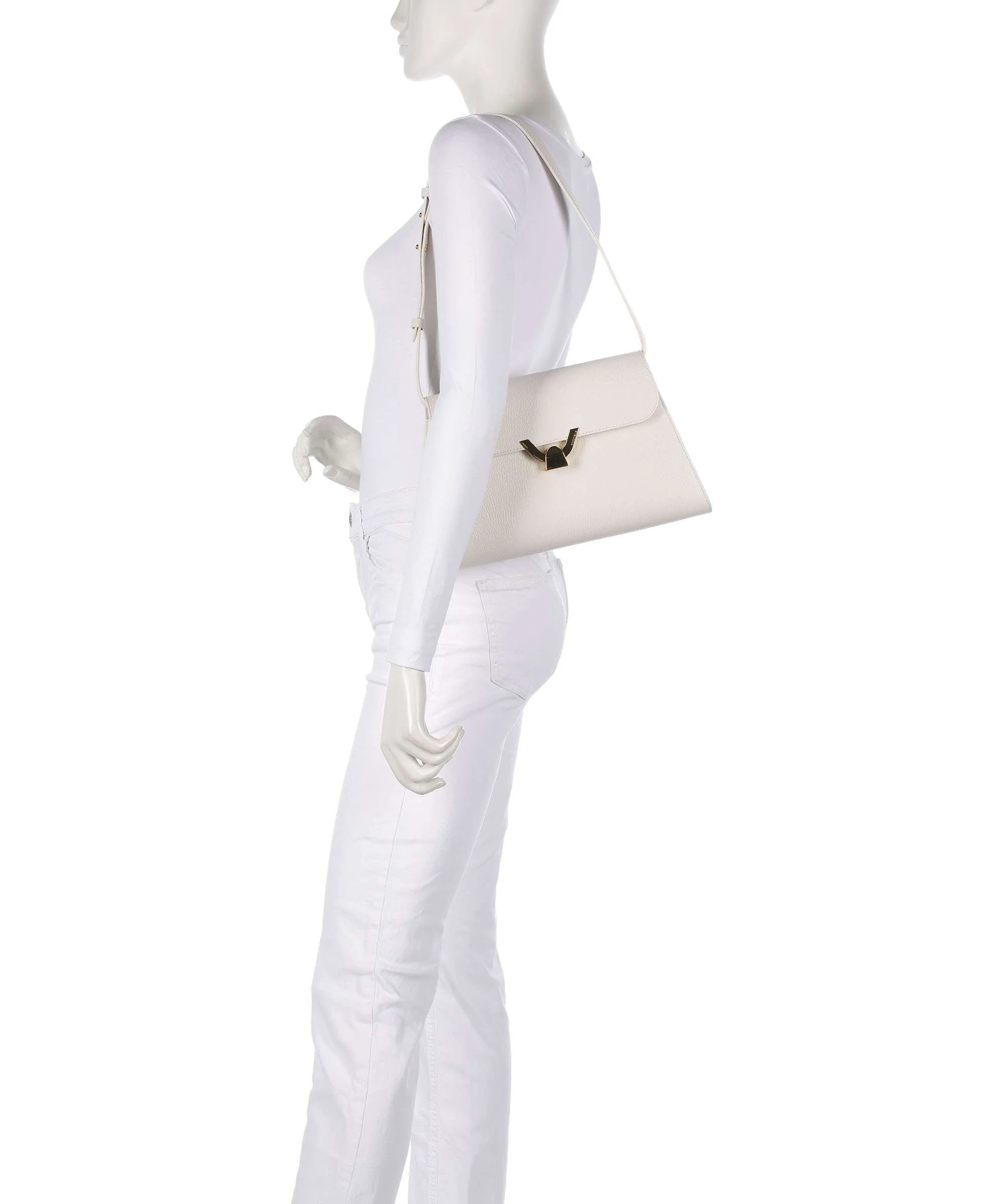 Coccinelle Dew Shoulder bag blanco - Image 3
