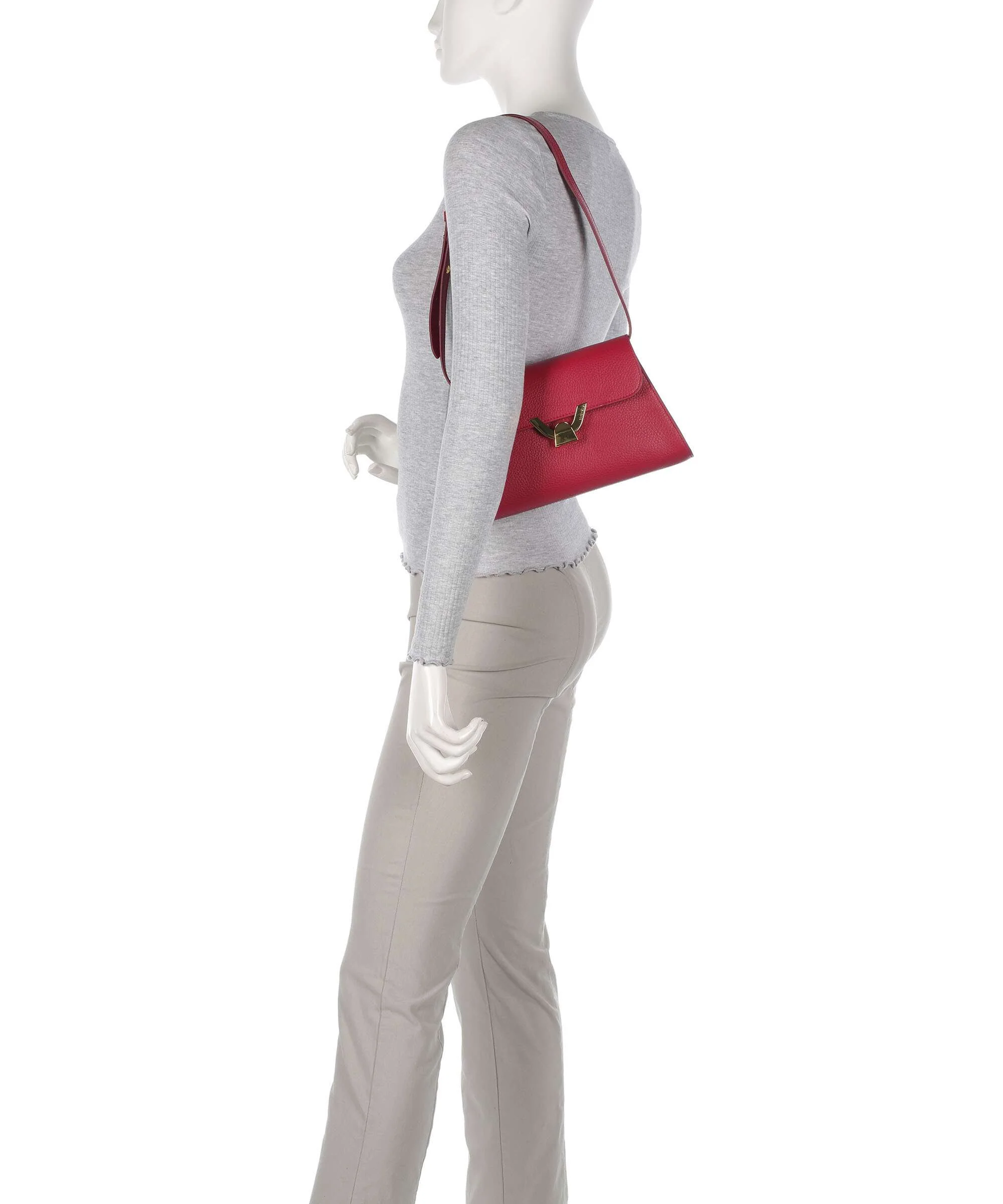 Coccinelle Dew Shoulder bag sangria - Image 3