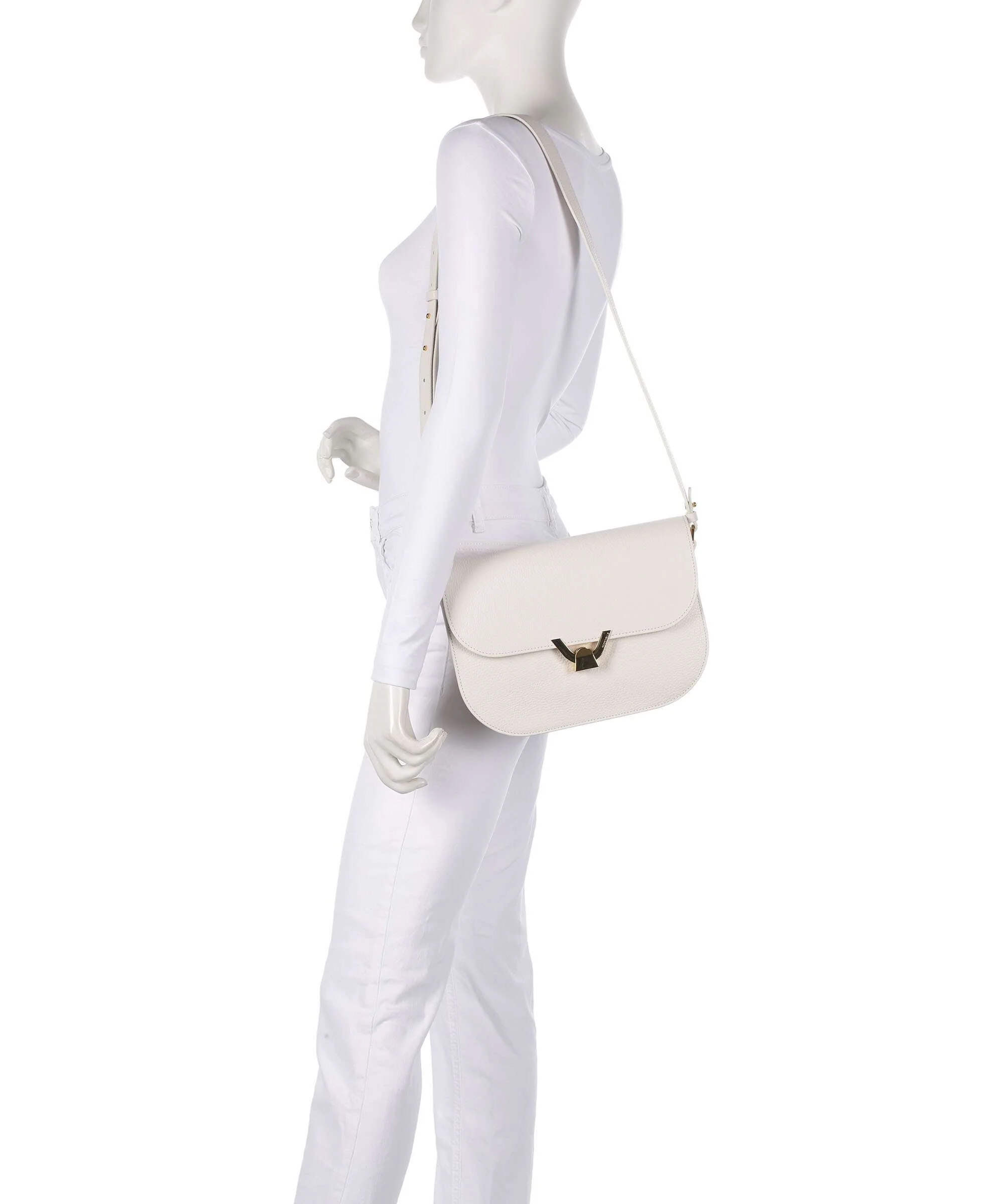 Coccinelle Dew Shoulder bag blanco - Image 3