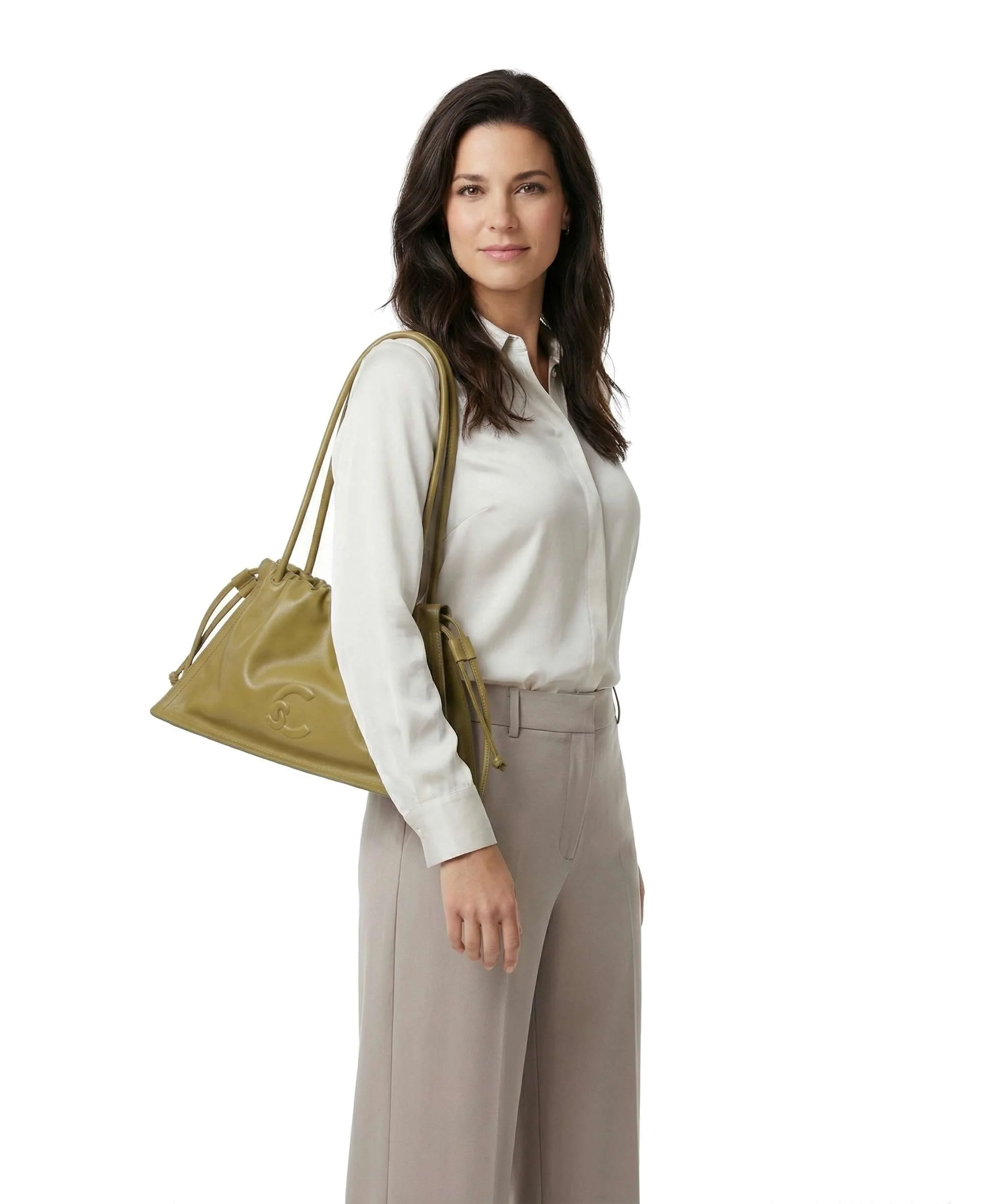 Coccinelle Dulse Bucket bag seagrass - Image 3