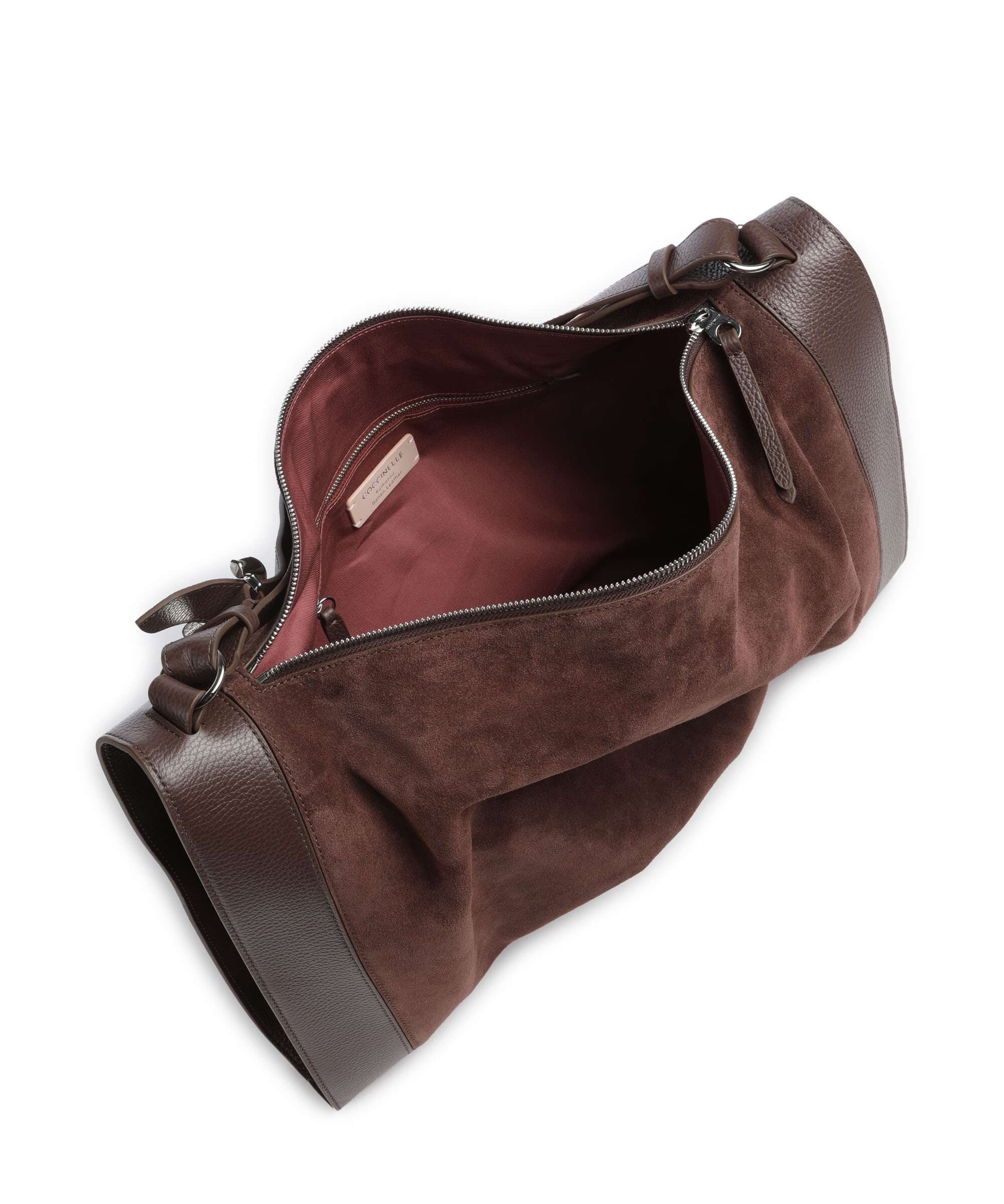 Coccinelle Elinor Suede Hobo bag brunette - Image 6