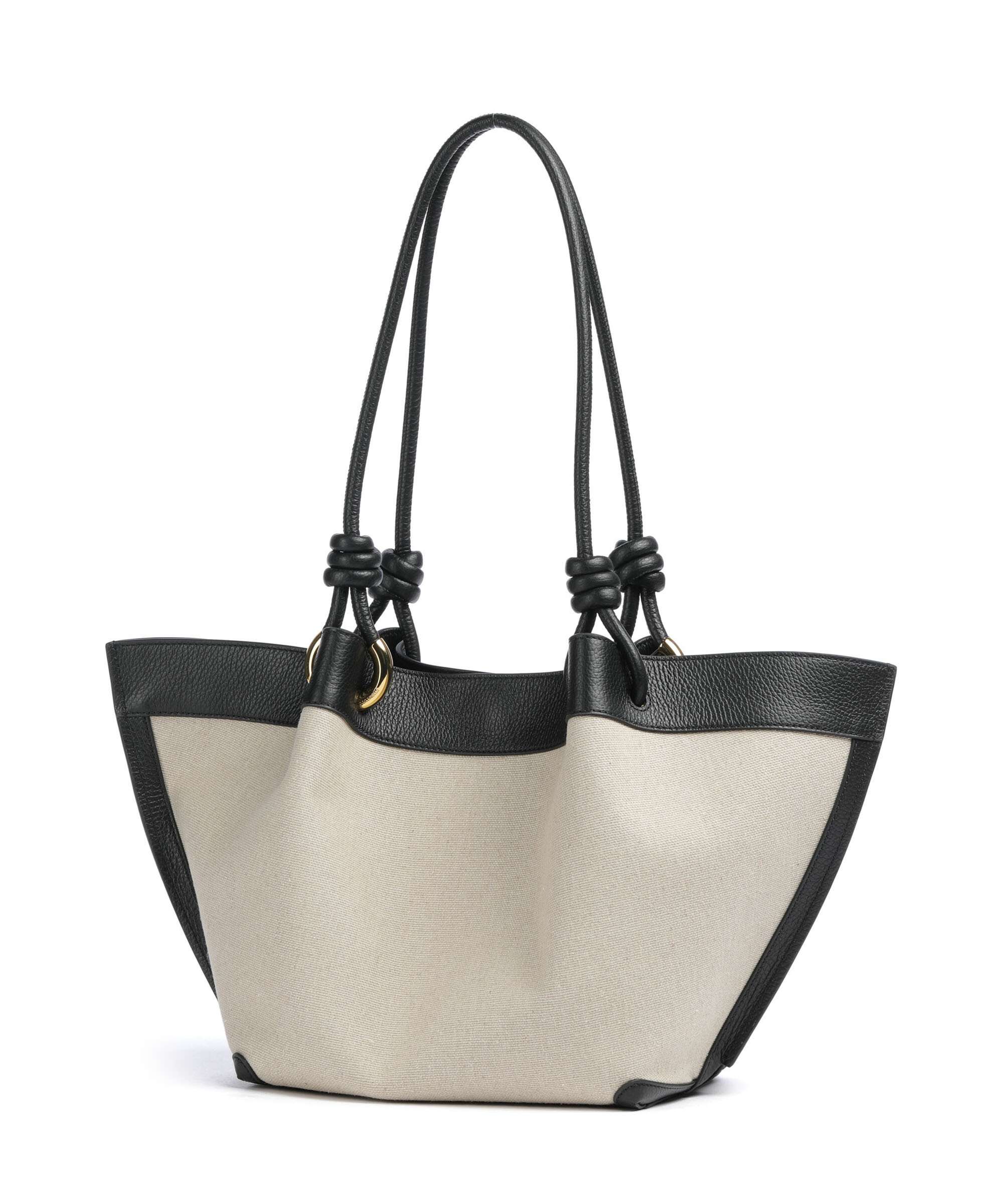 Coccinelle Finn Canvas Hobo bag natural/noir - Image 2