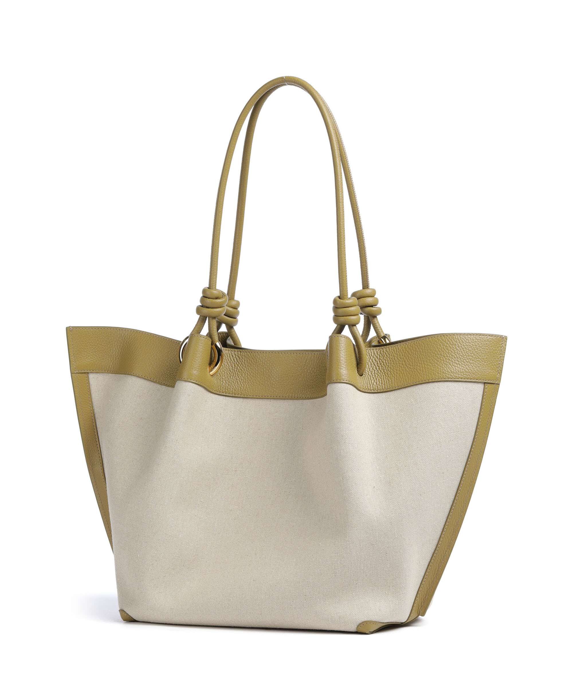 Coccinelle Finn Canvas Tote bag natural/seagrass - Image 2