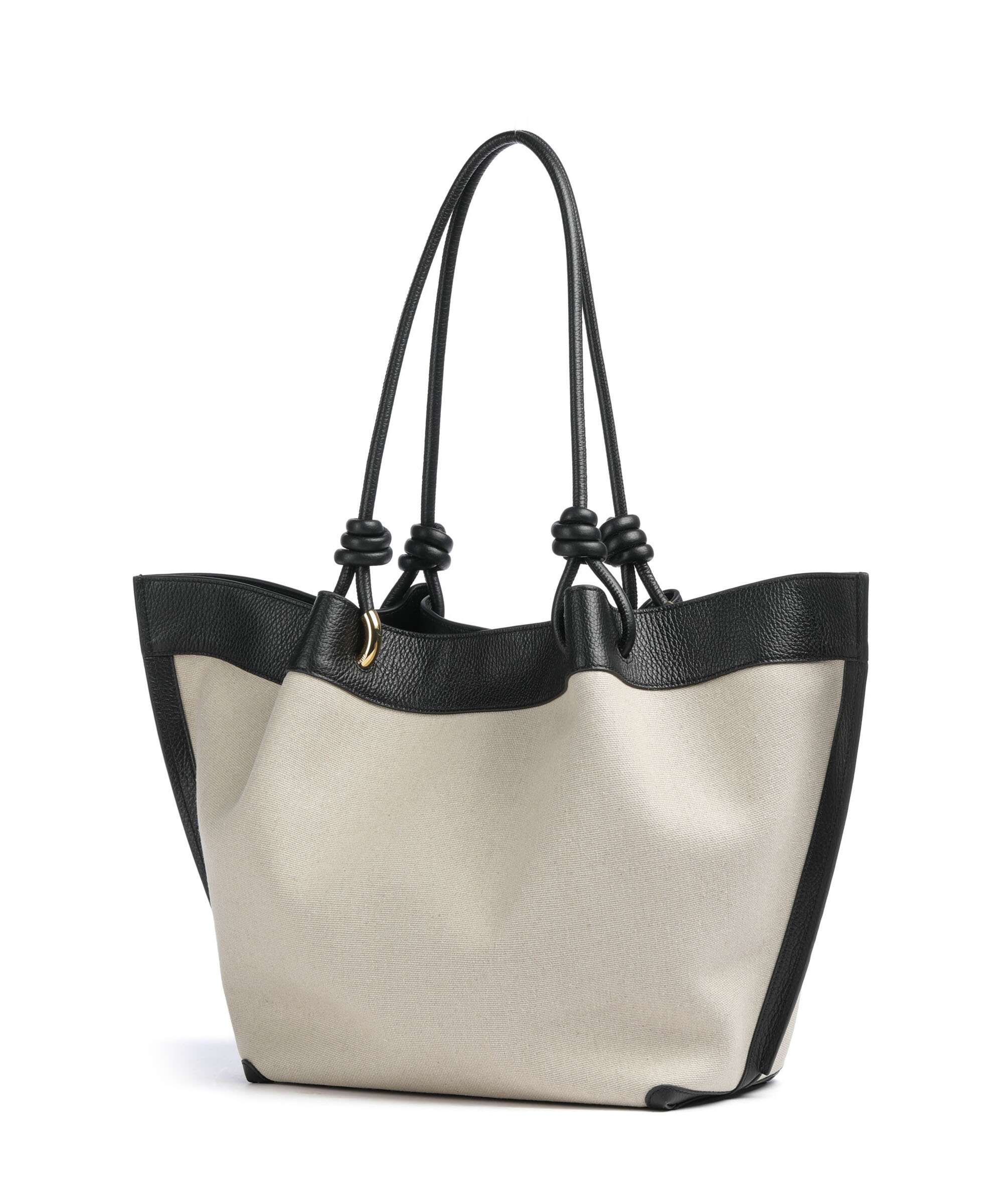 Coccinelle Finn Canvas Tote bag natural/noir - Image 2
