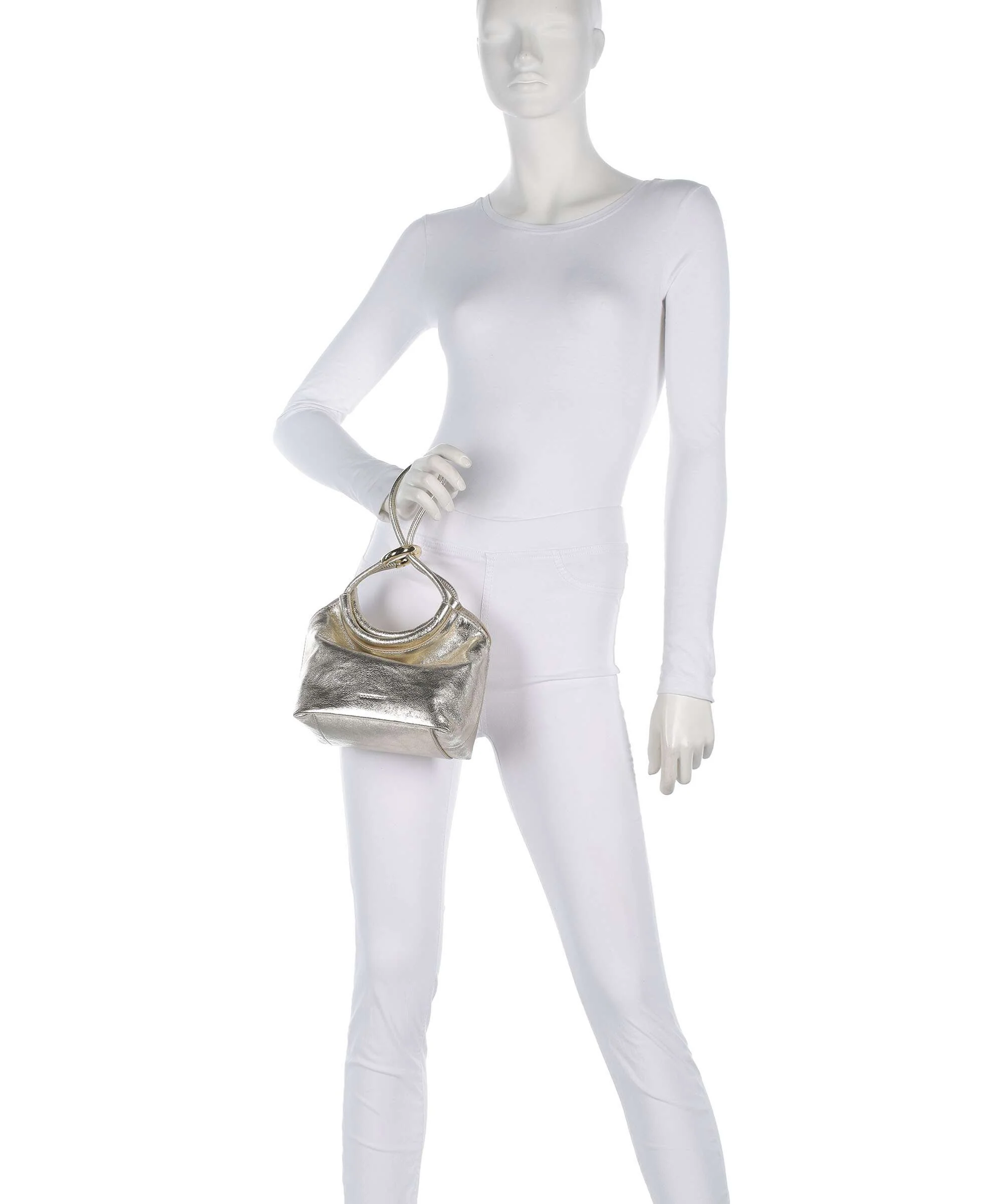 Coccinelle Finn Handbag pale gold - Image 3