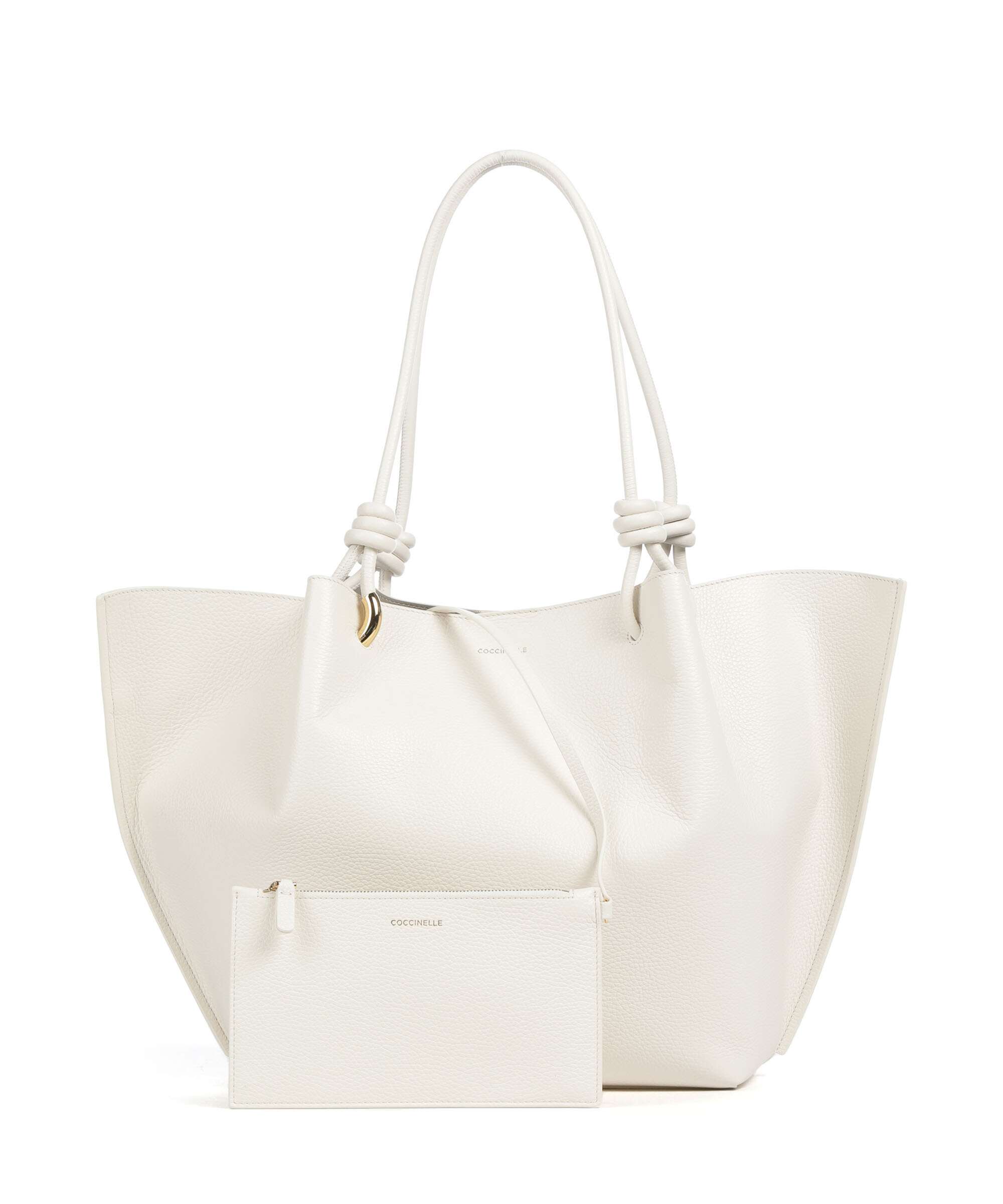 Coccinelle Finn Tote bag pearl - Image 4