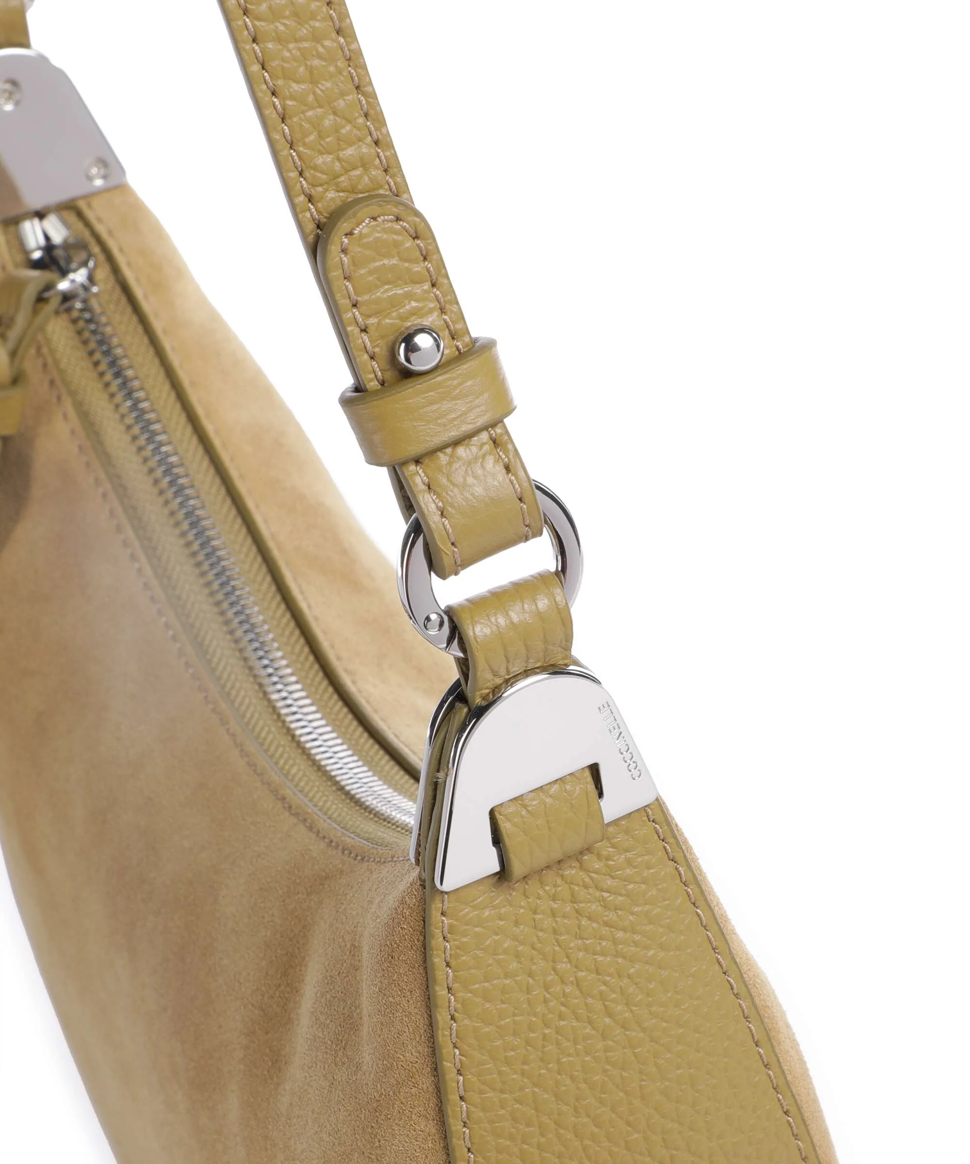 Coccinelle Fujiko Suede Crossbody bag seagrass - Image 4