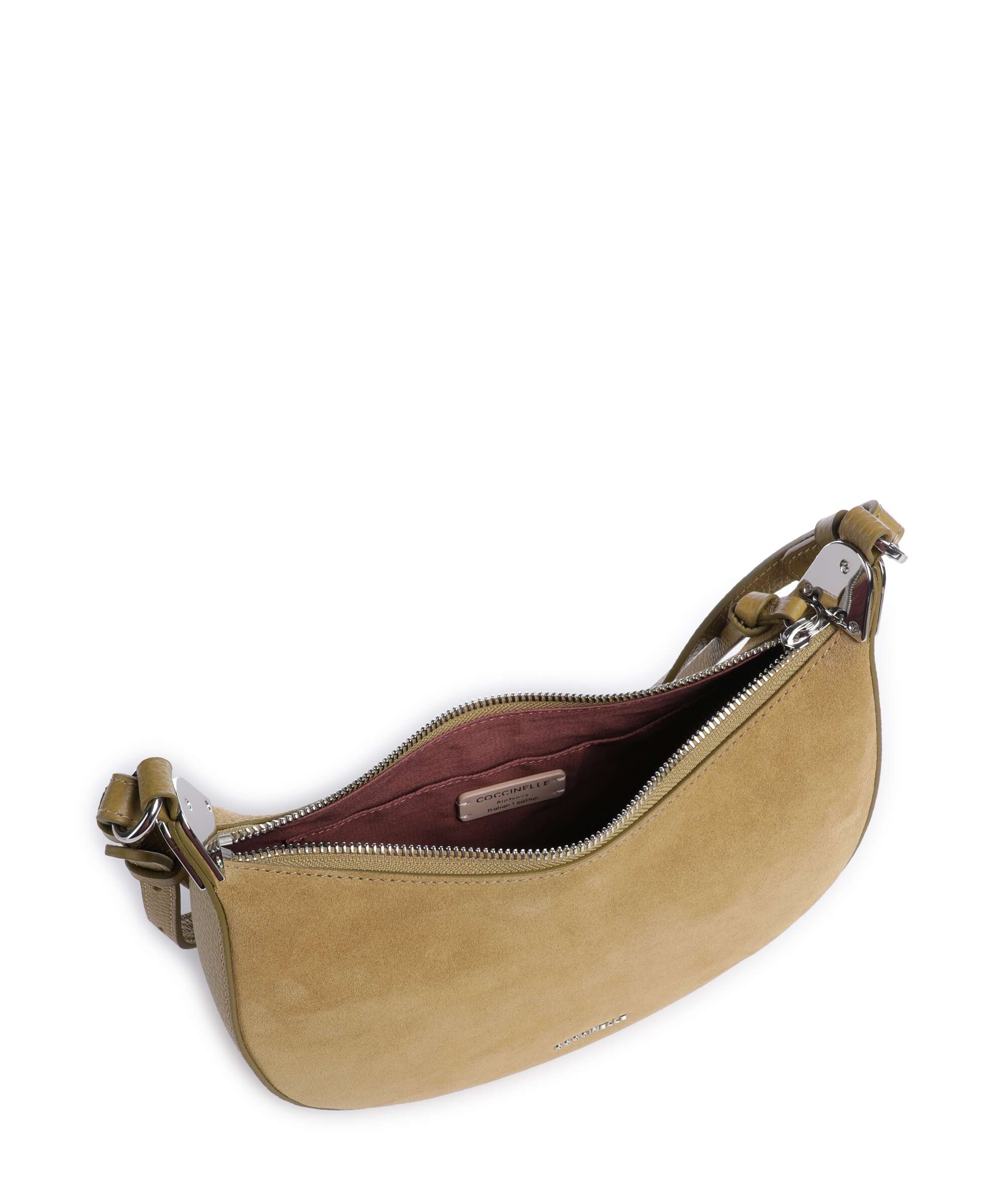 Coccinelle Fujiko Suede Crossbody bag seagrass - Image 6
