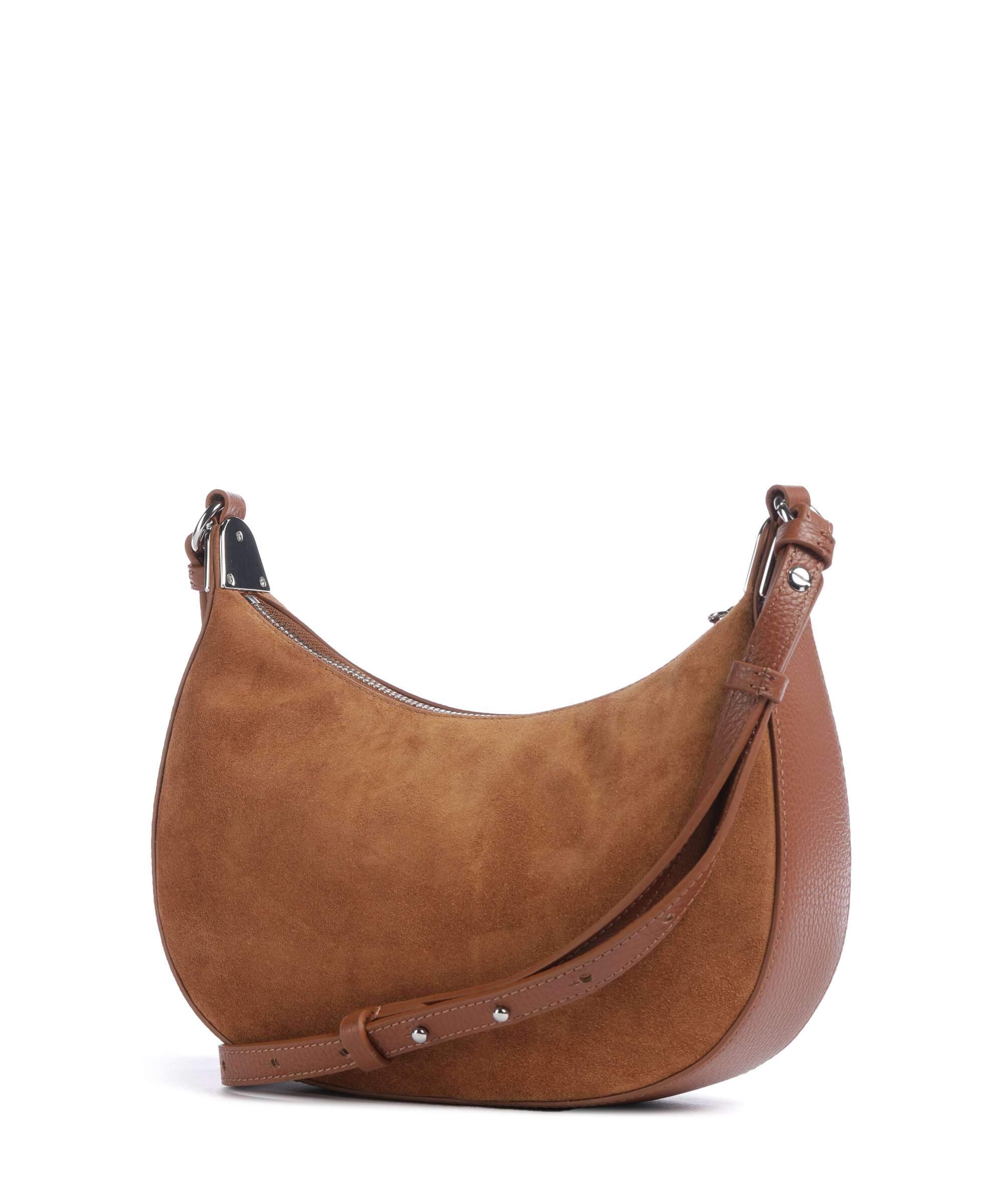 Coccinelle Fujiko Suede Crossbody bag cognac - Image 2