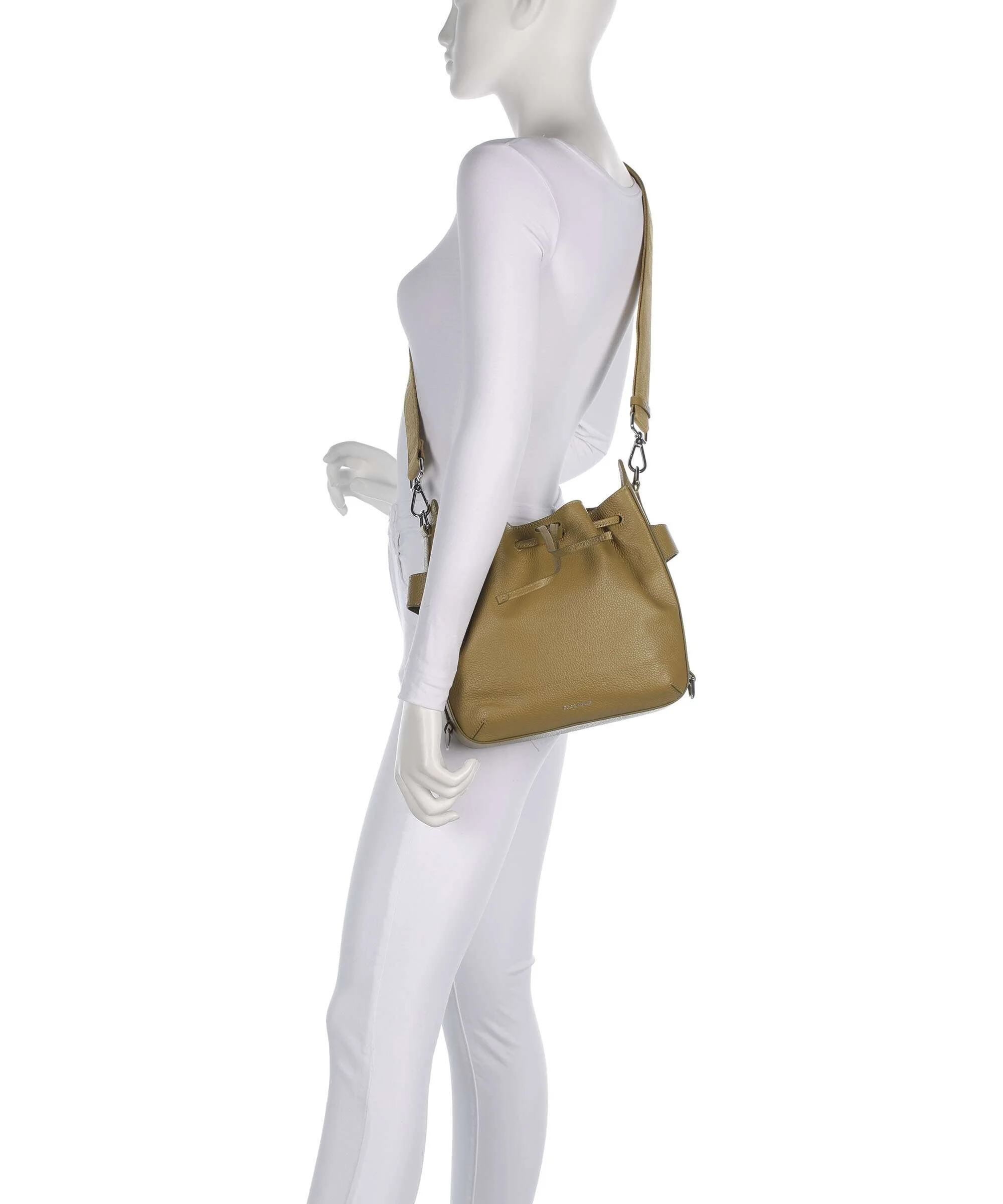 Coccinelle Gretel Ribbon Bucket bag seagrass - Image 3