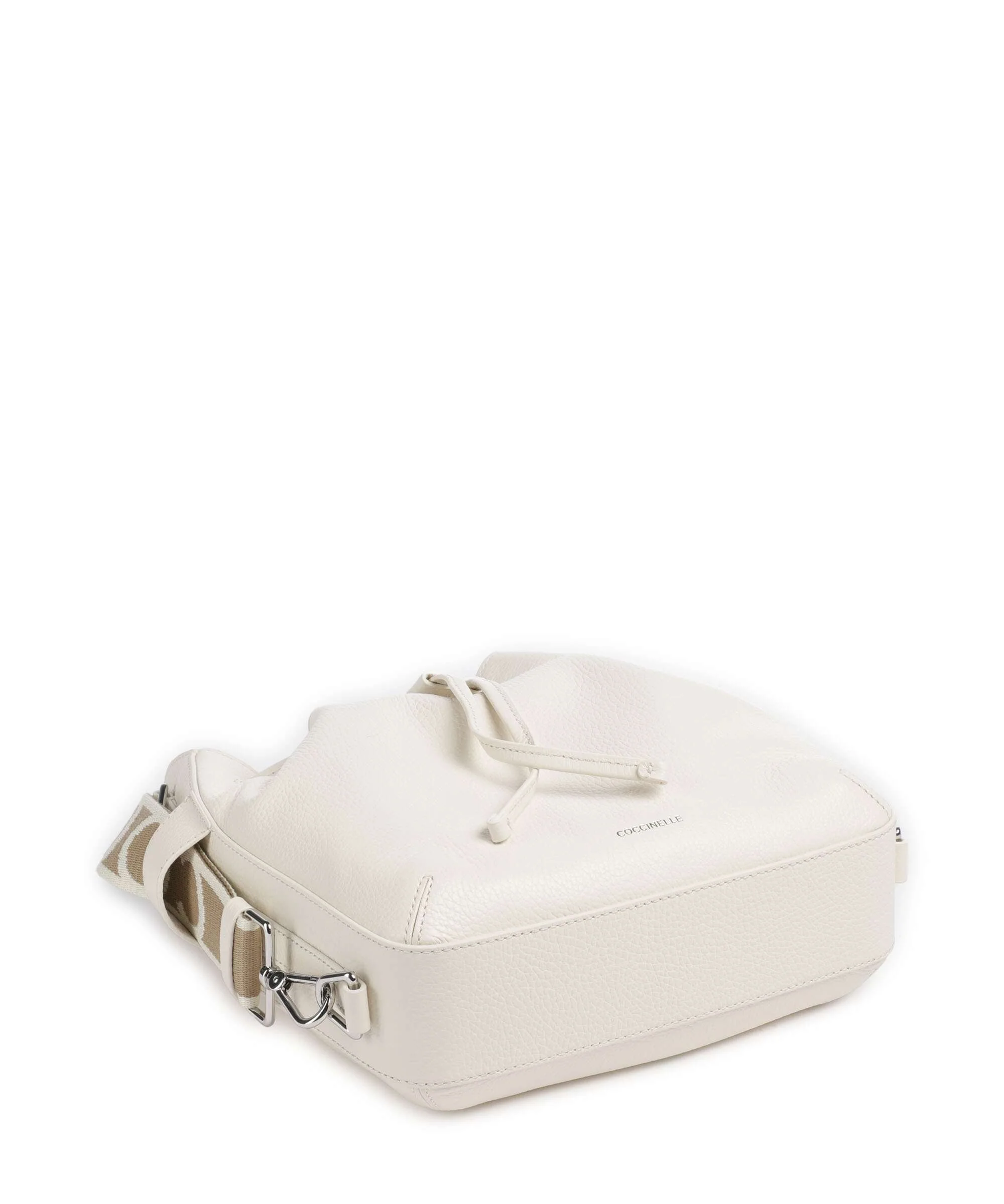 Coccinelle Gretel Ribbon Bucket bag pearl - Image 5