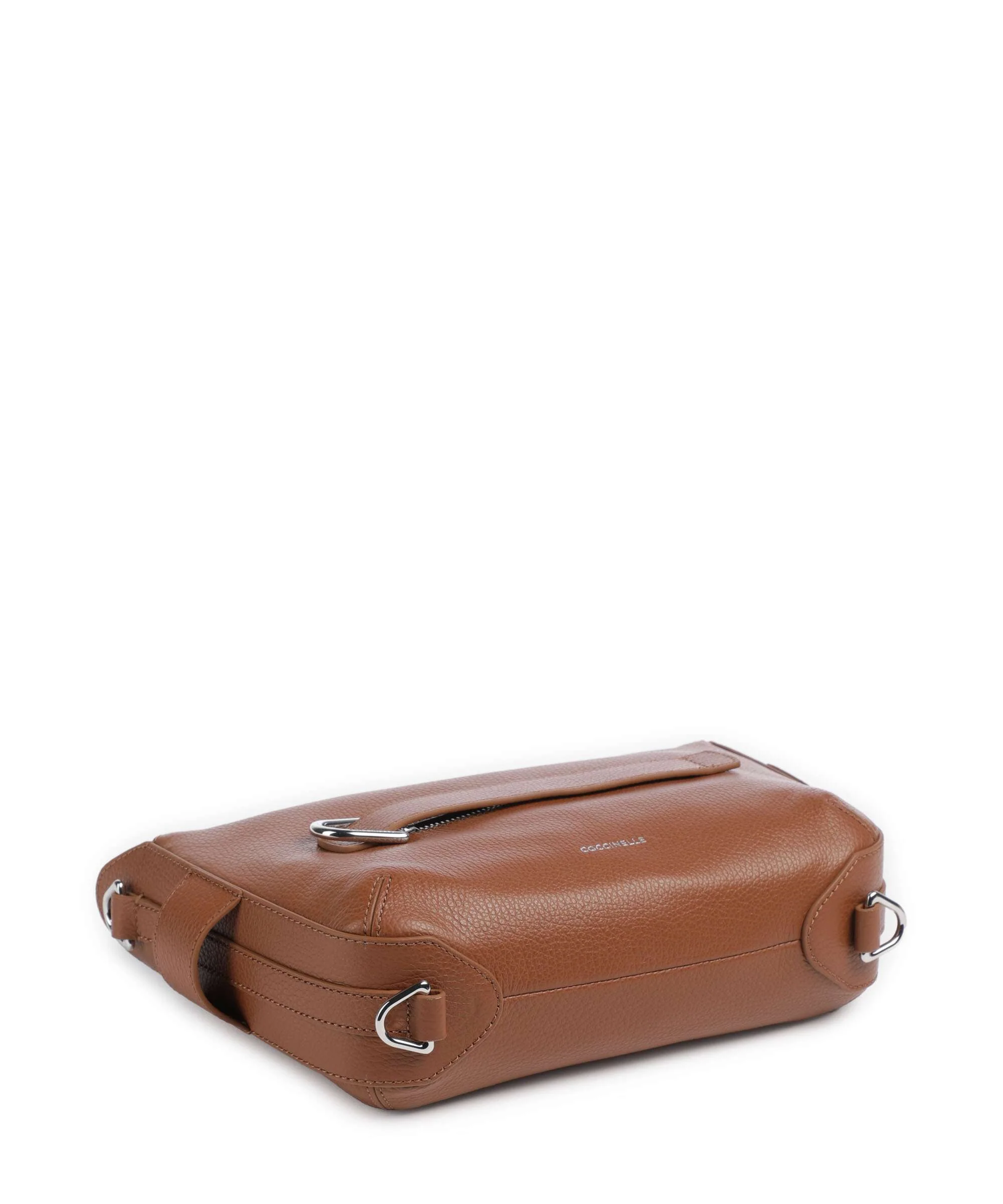 Coccinelle Gretel Ribbon Crossbody bag cognac - Image 5