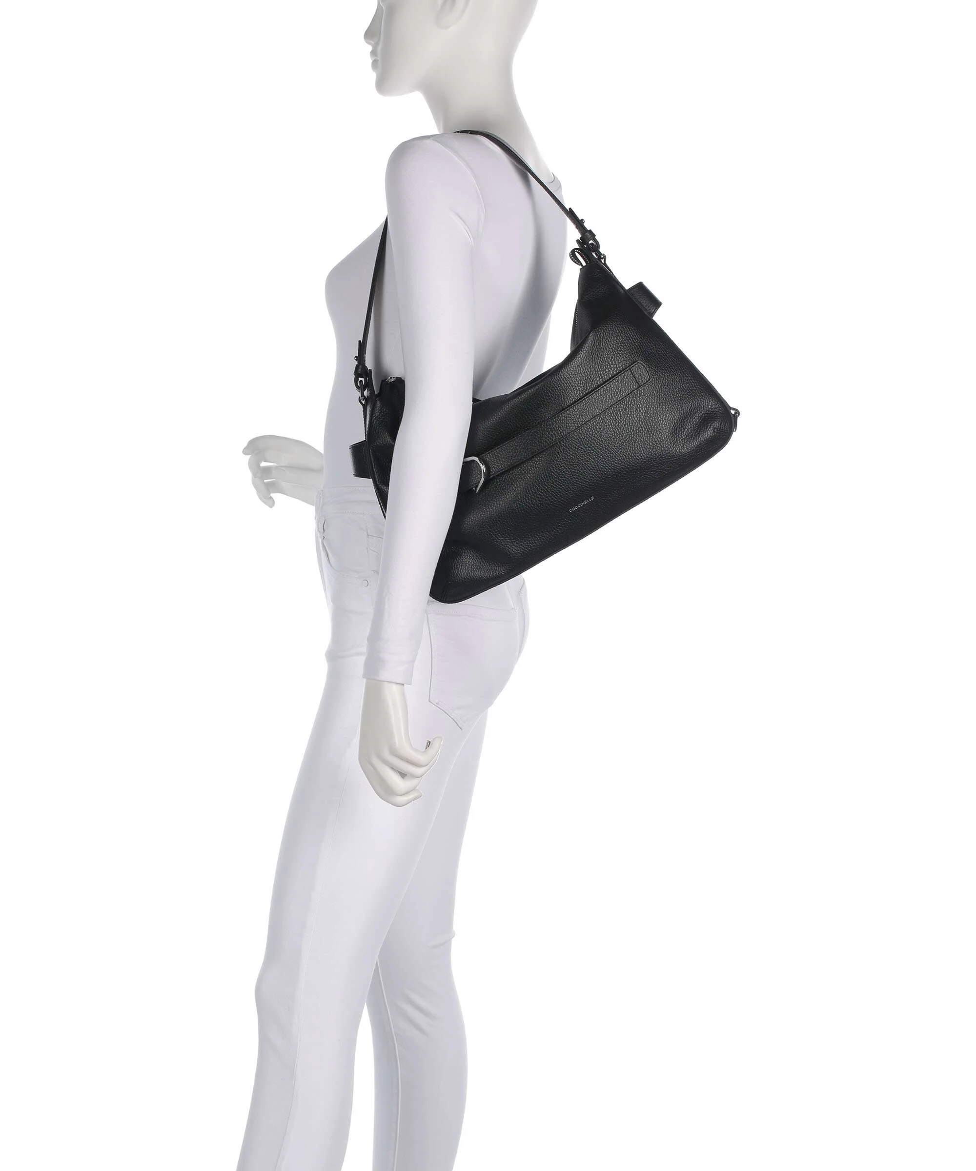 Coccinelle Gretel Ribbon Hobo bag noir - Image 3