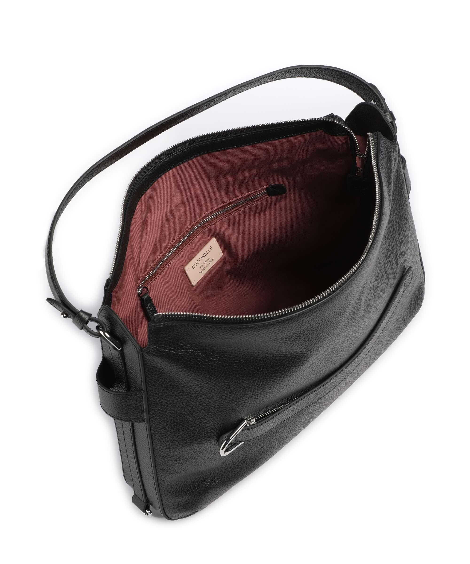 Coccinelle Gretel Ribbon Hobo bag noir - Image 6