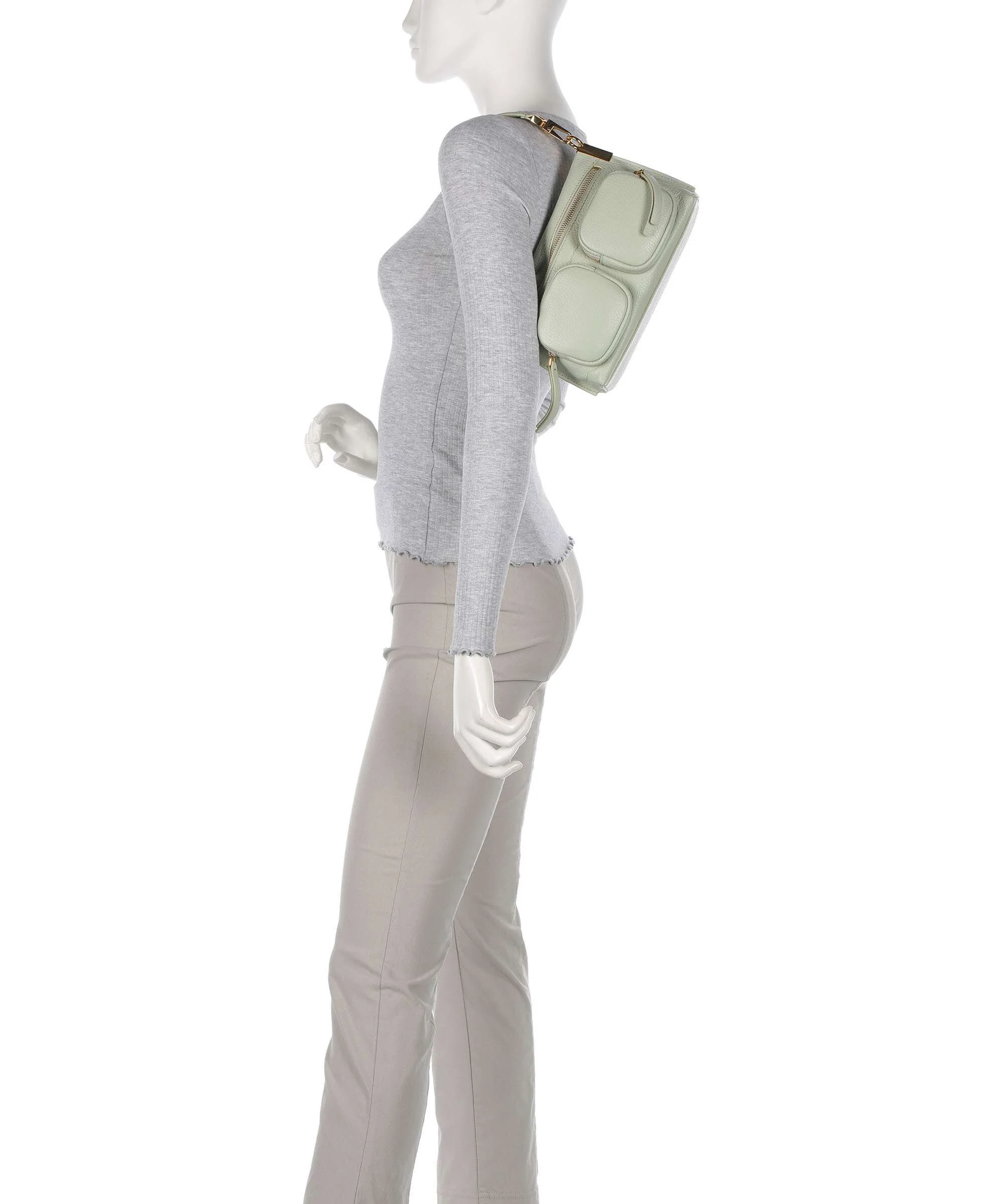 Coccinelle Hyle Shoulder bag celadon green - Image 3