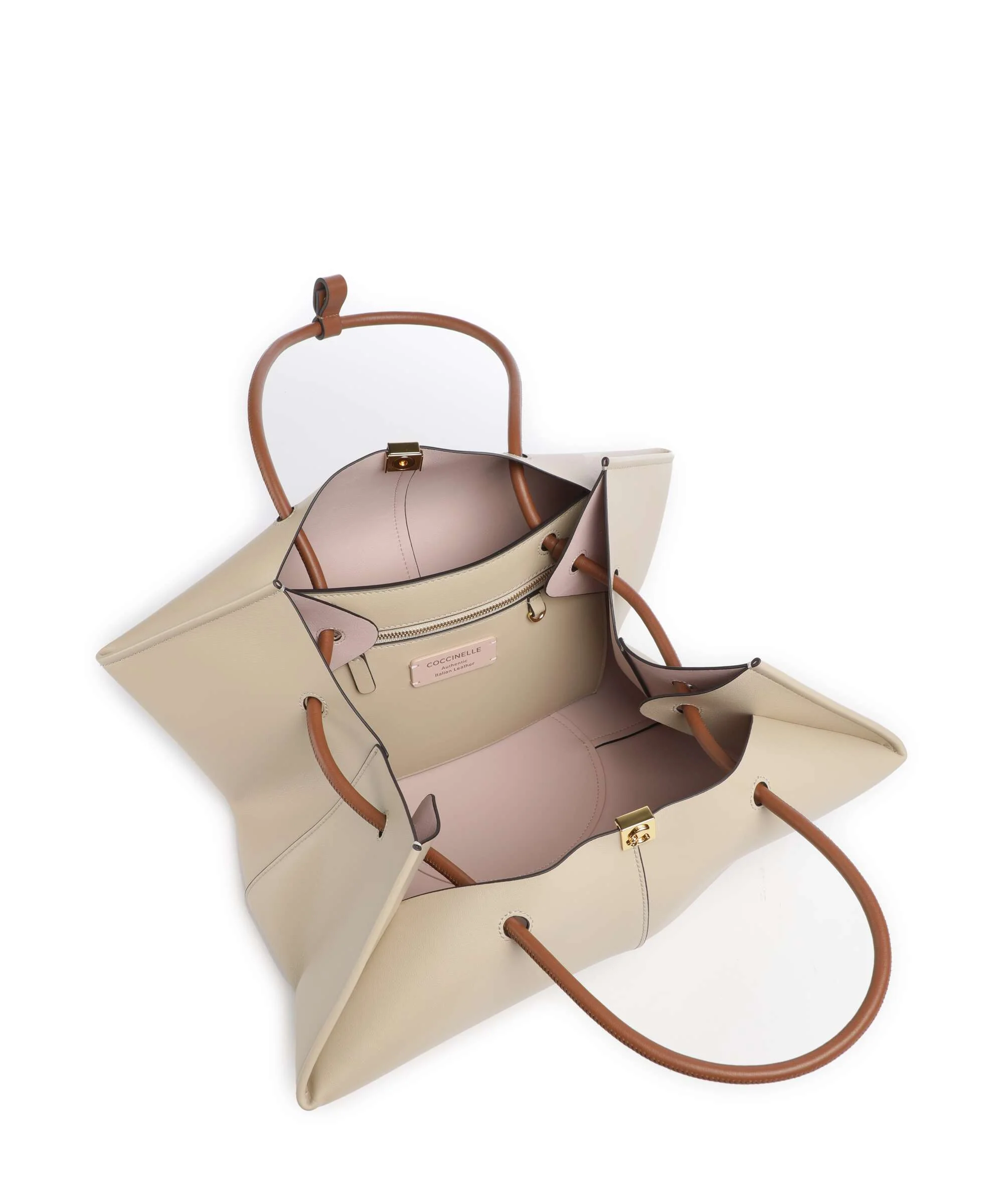 Coccinelle Kamy Shoulder bag sandshell/cognac - Image 5