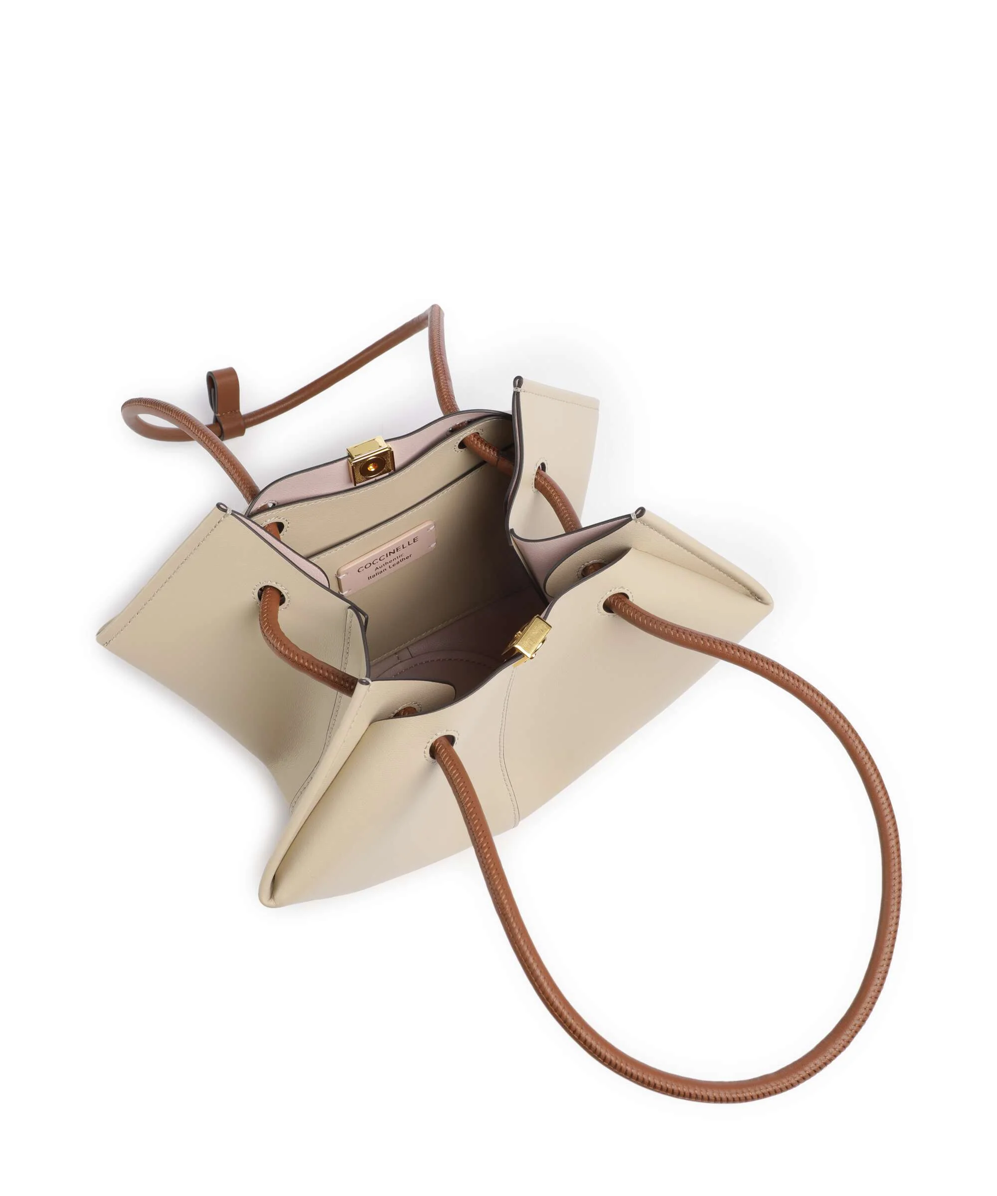 Coccinelle Kamy Shoulder bag sandshell/cognac - Image 5