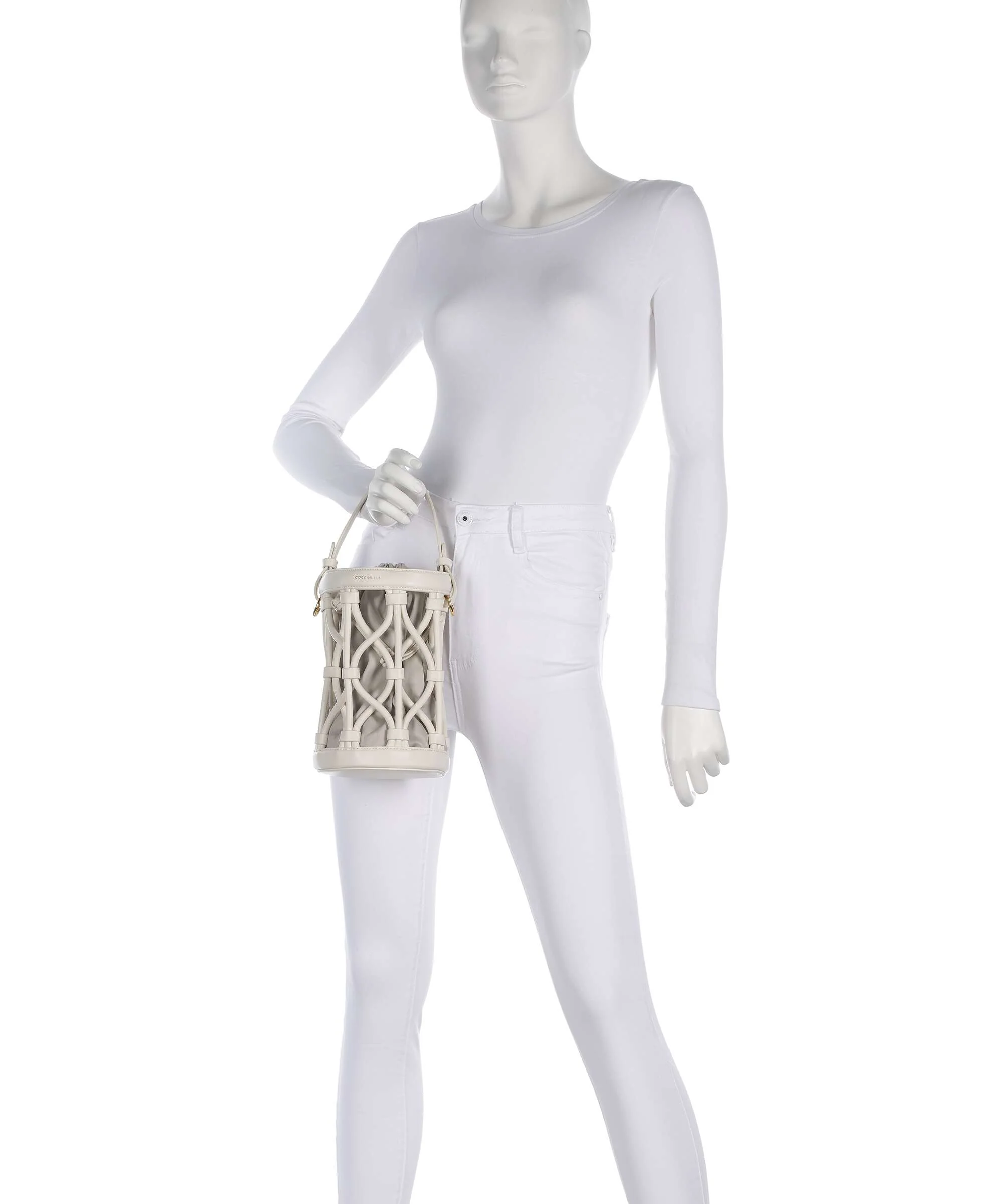 Coccinelle Koi Bucket bag pearl - Image 3