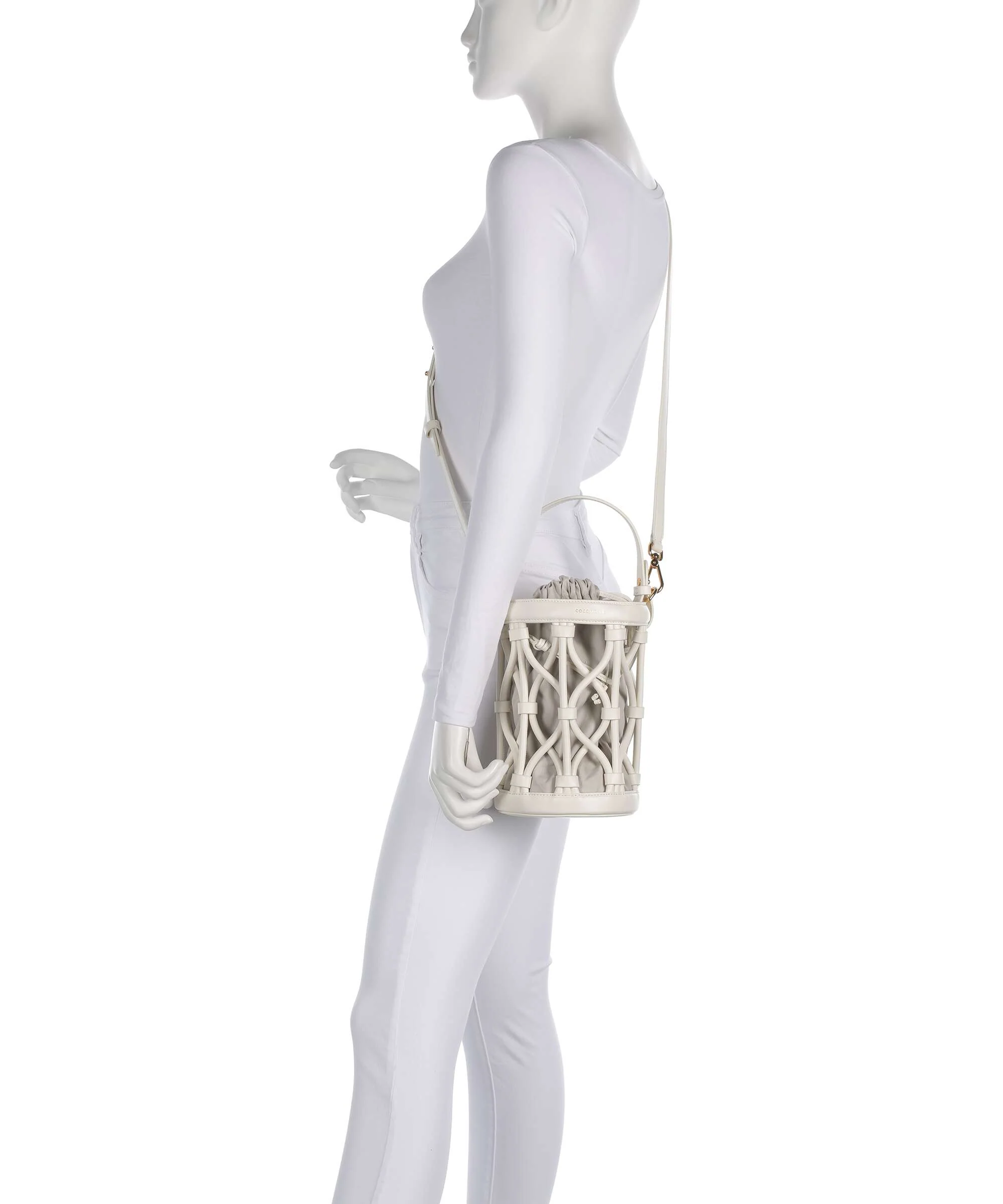 Coccinelle Koi Bucket bag pearl - Image 4