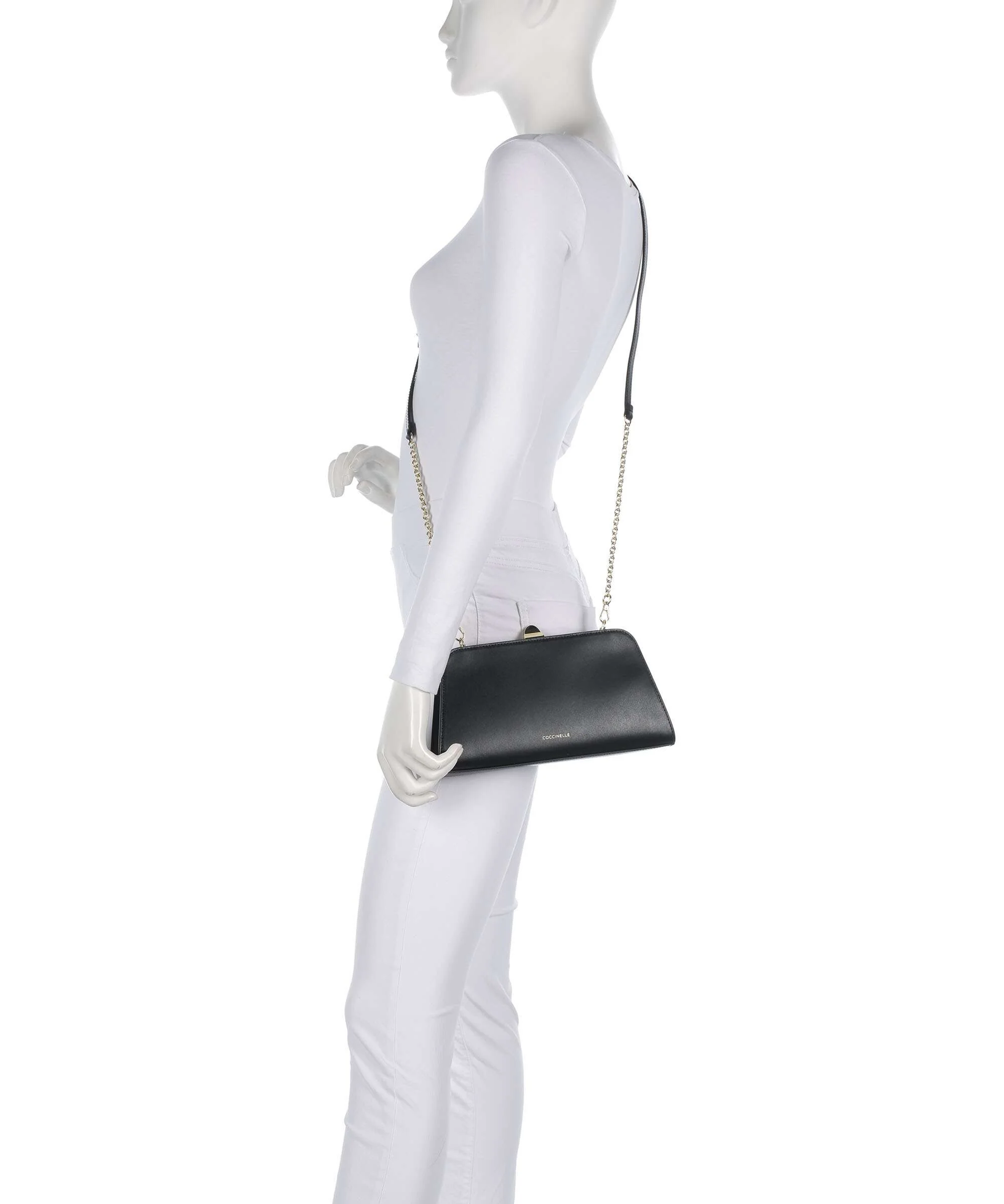 Coccinelle Liv Calf Crossbody bag noir - Image 3