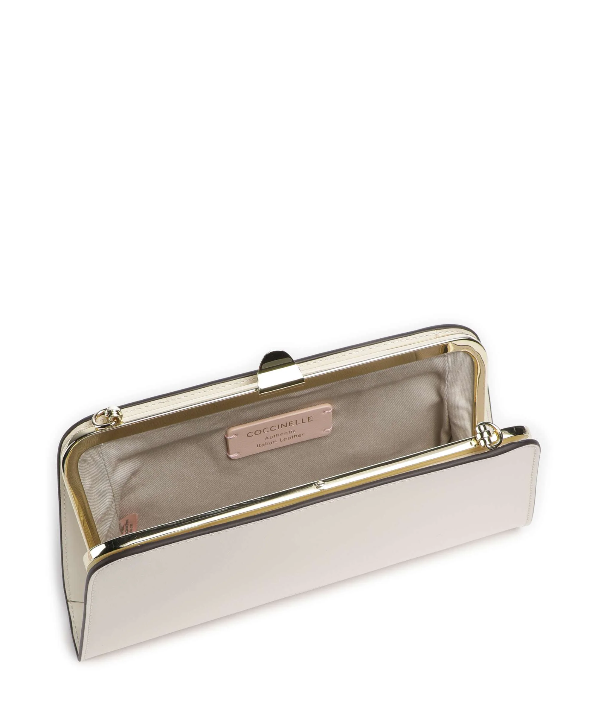 Coccinelle Liv Calf Crossbody bag pearl - Image 5