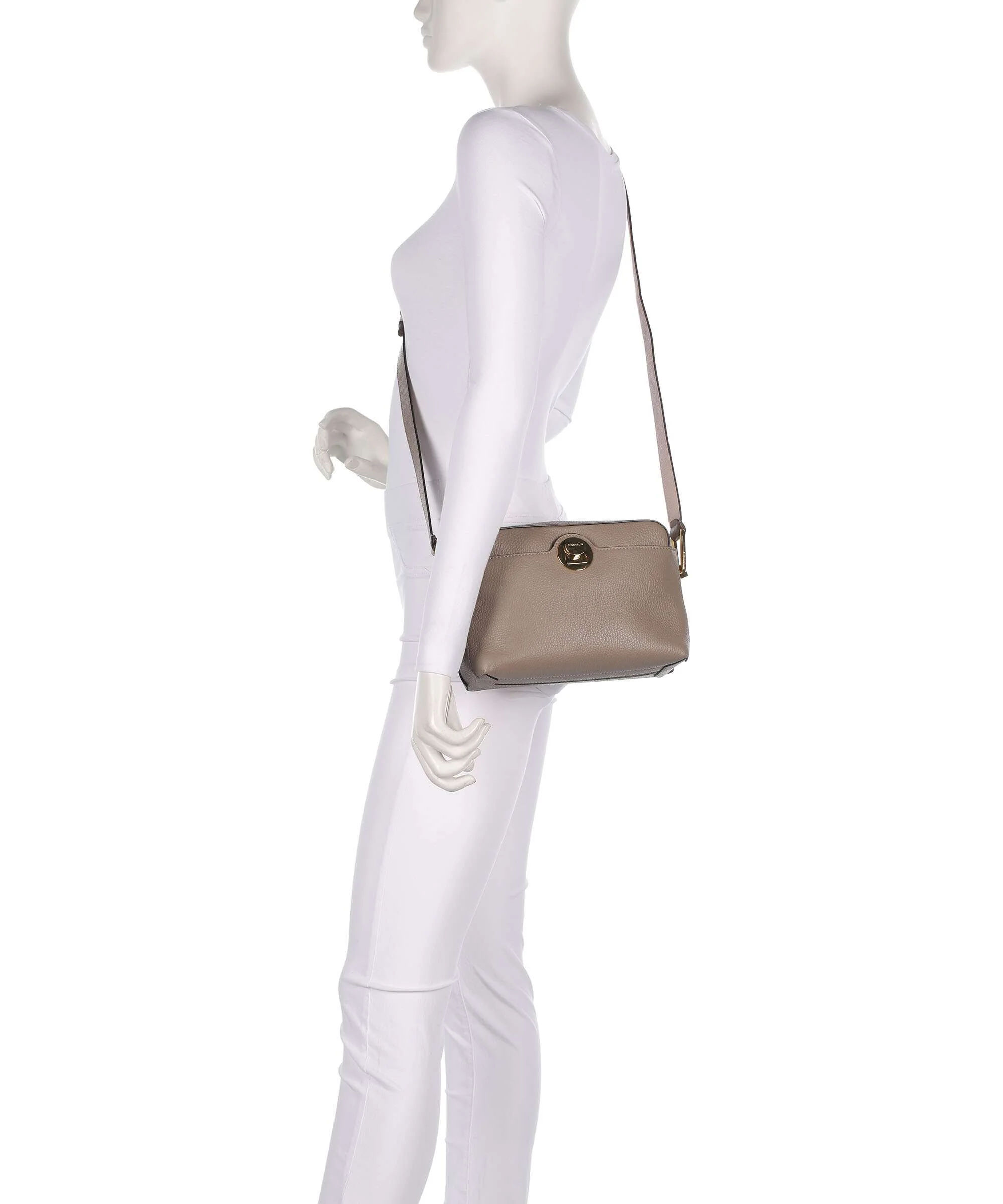 Coccinelle Liya Crossbody bag warm taupe/rosette - Image 3