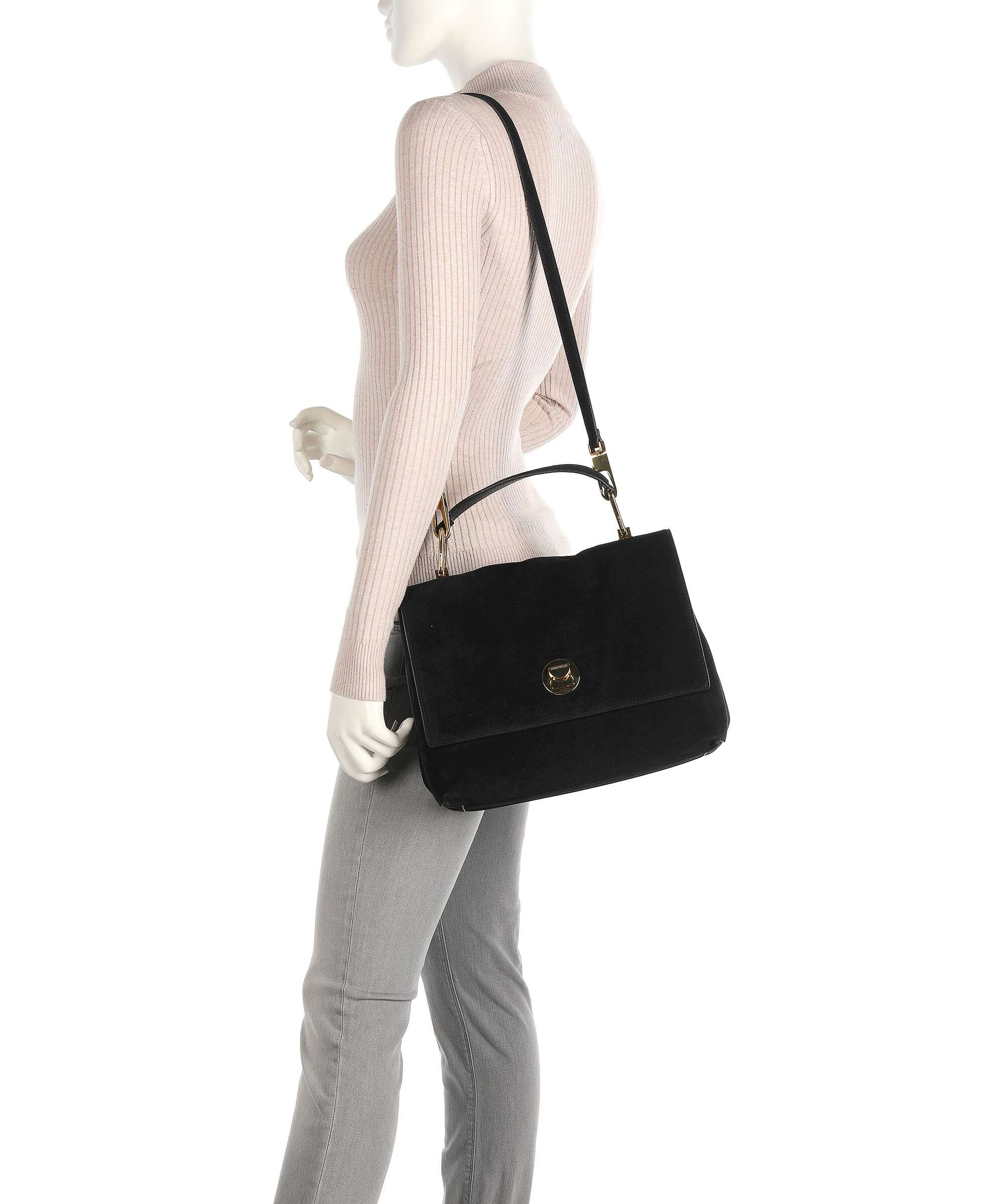 Coccinelle Liya Suede Handbag noir - Image 4