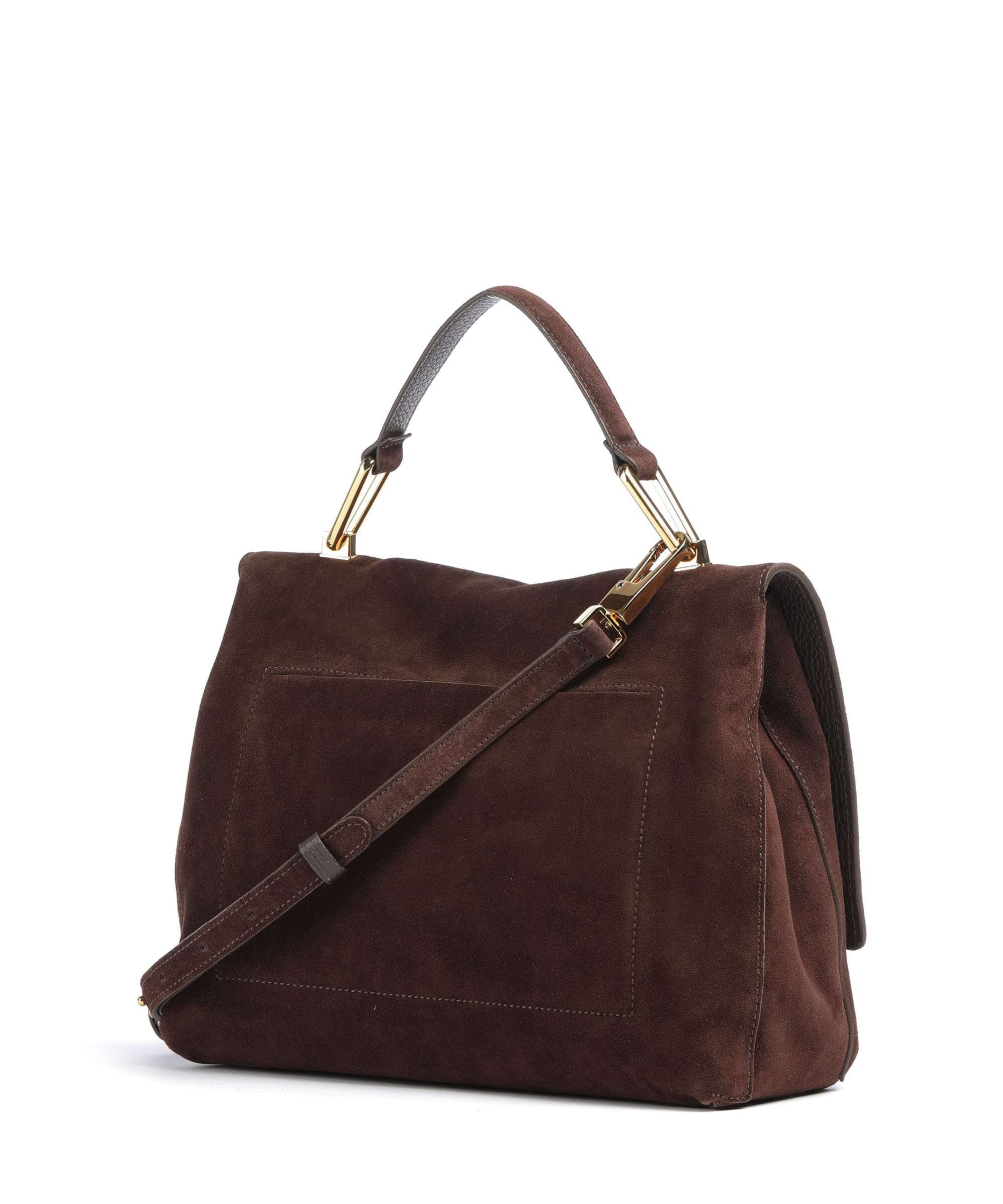 Coccinelle Liya Suede Handbag brunette - Image 2