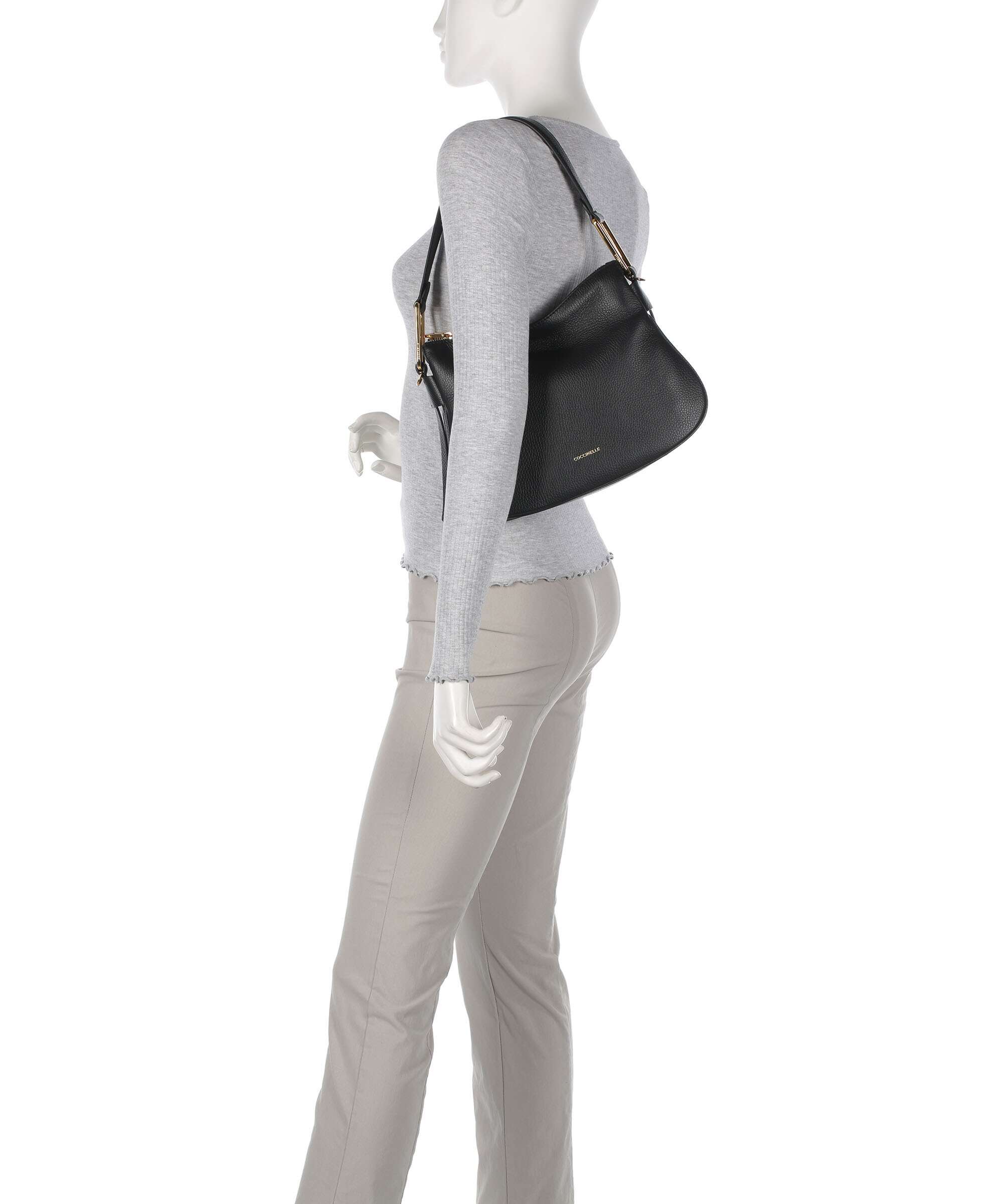 Coccinelle Magie Soft Hobo bag noir - Image 3