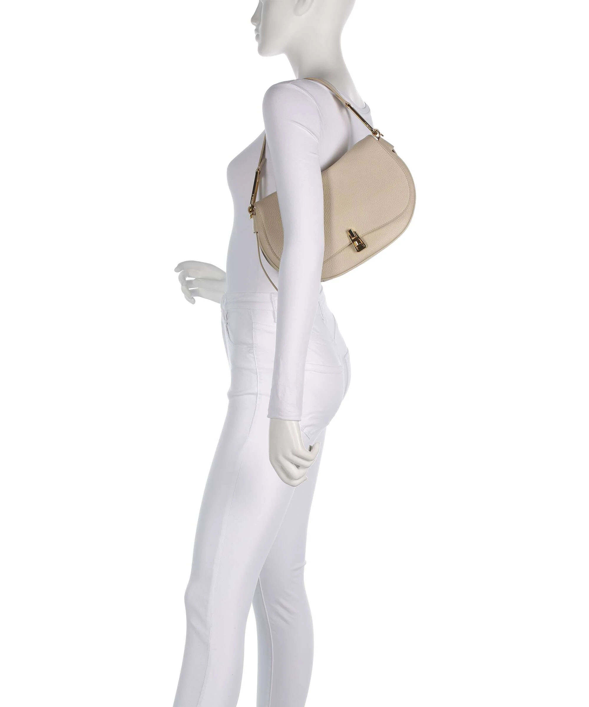 Coccinelle Magie Soft Shoulder bag sandshell - Image 3