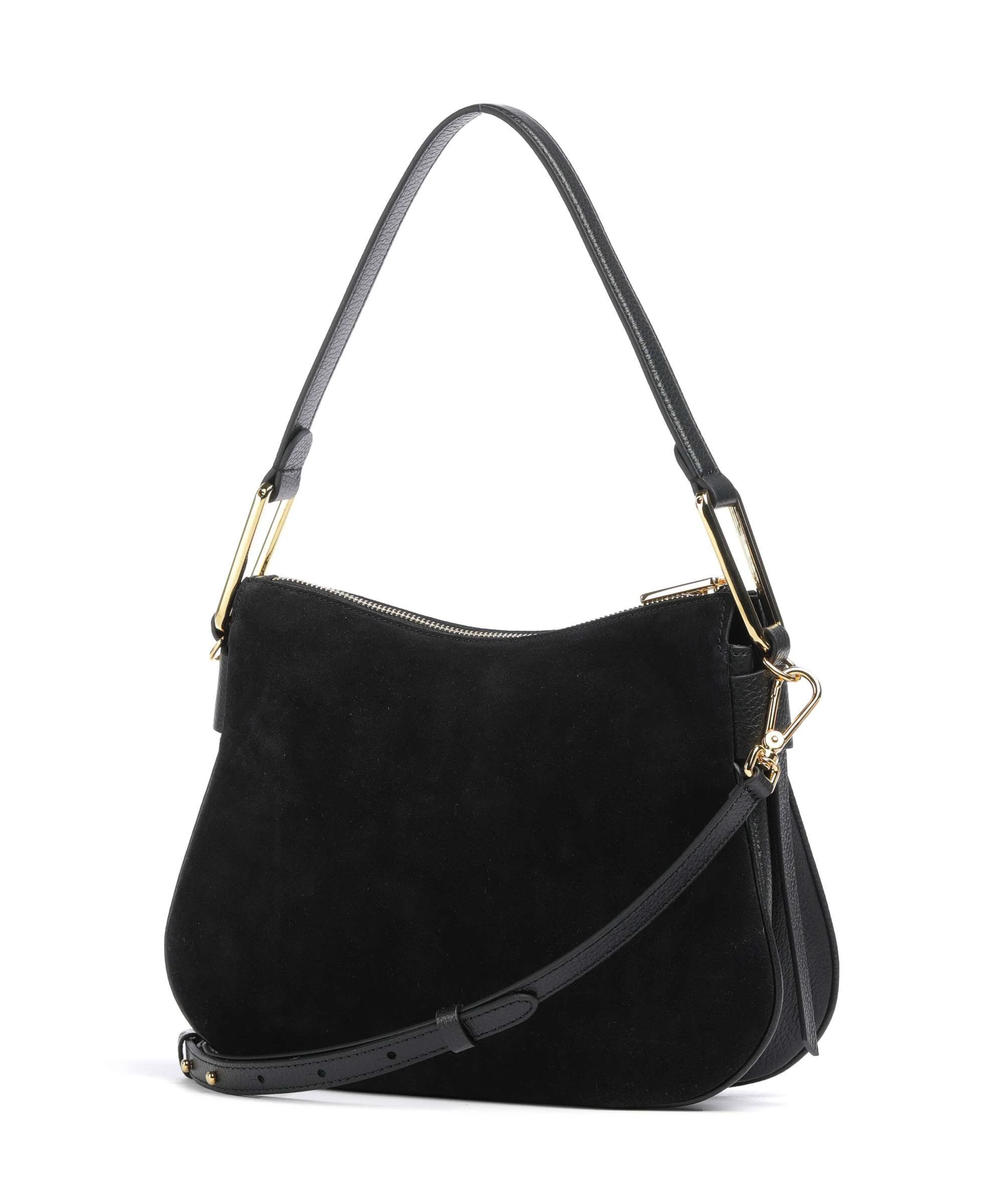 Coccinelle Magie Suede Hobo bag noir - Image 2